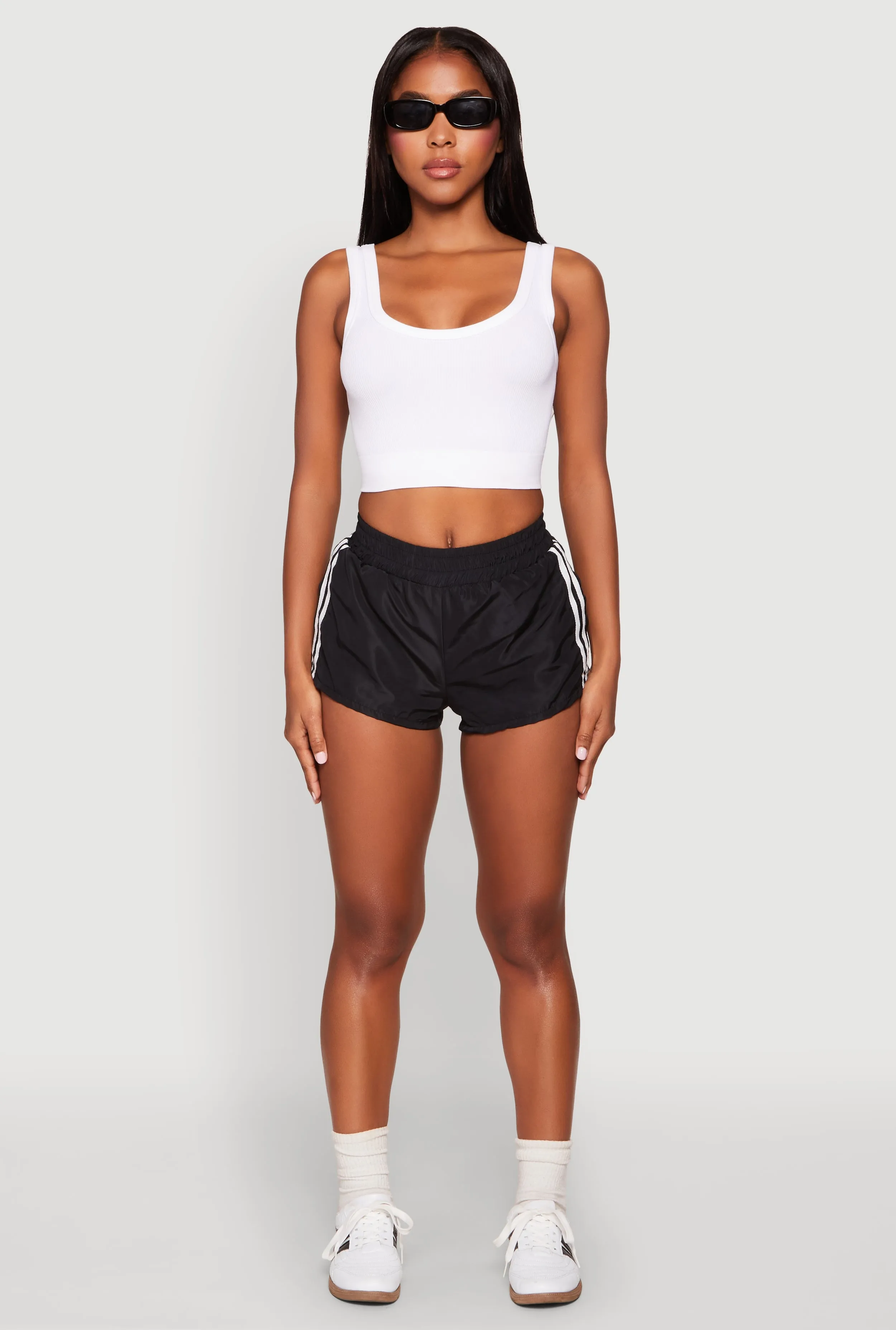 Side Stripe Running Shorts sold by Rainbow product image thumbnail 2