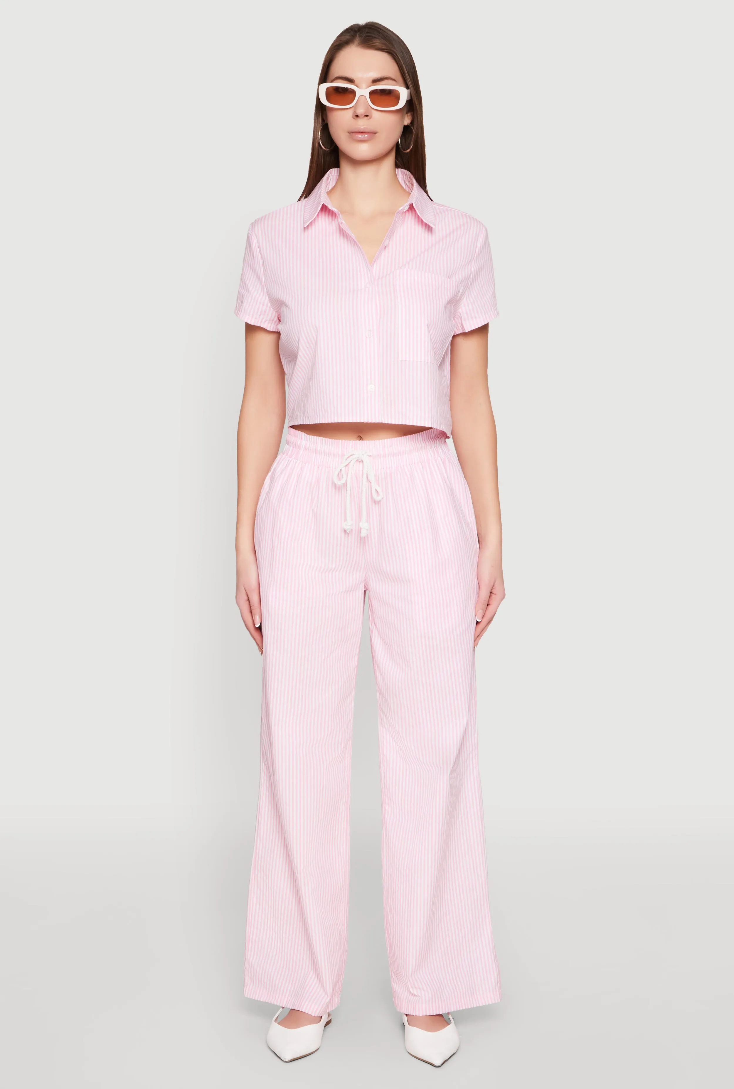 Striped Drawstring Pants sold by Rainbow product image thumbnail 2