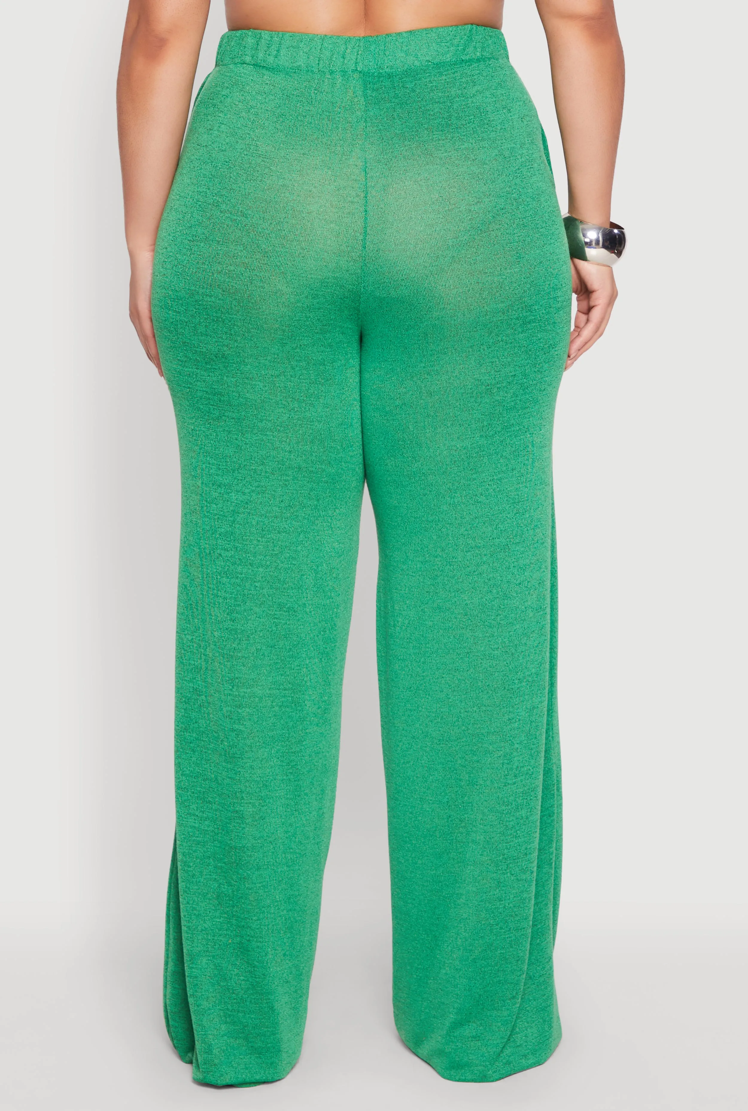 Plus Size Daisy High Waisted Wide Leg Pants sold by Rainbow product image thumbnail 5