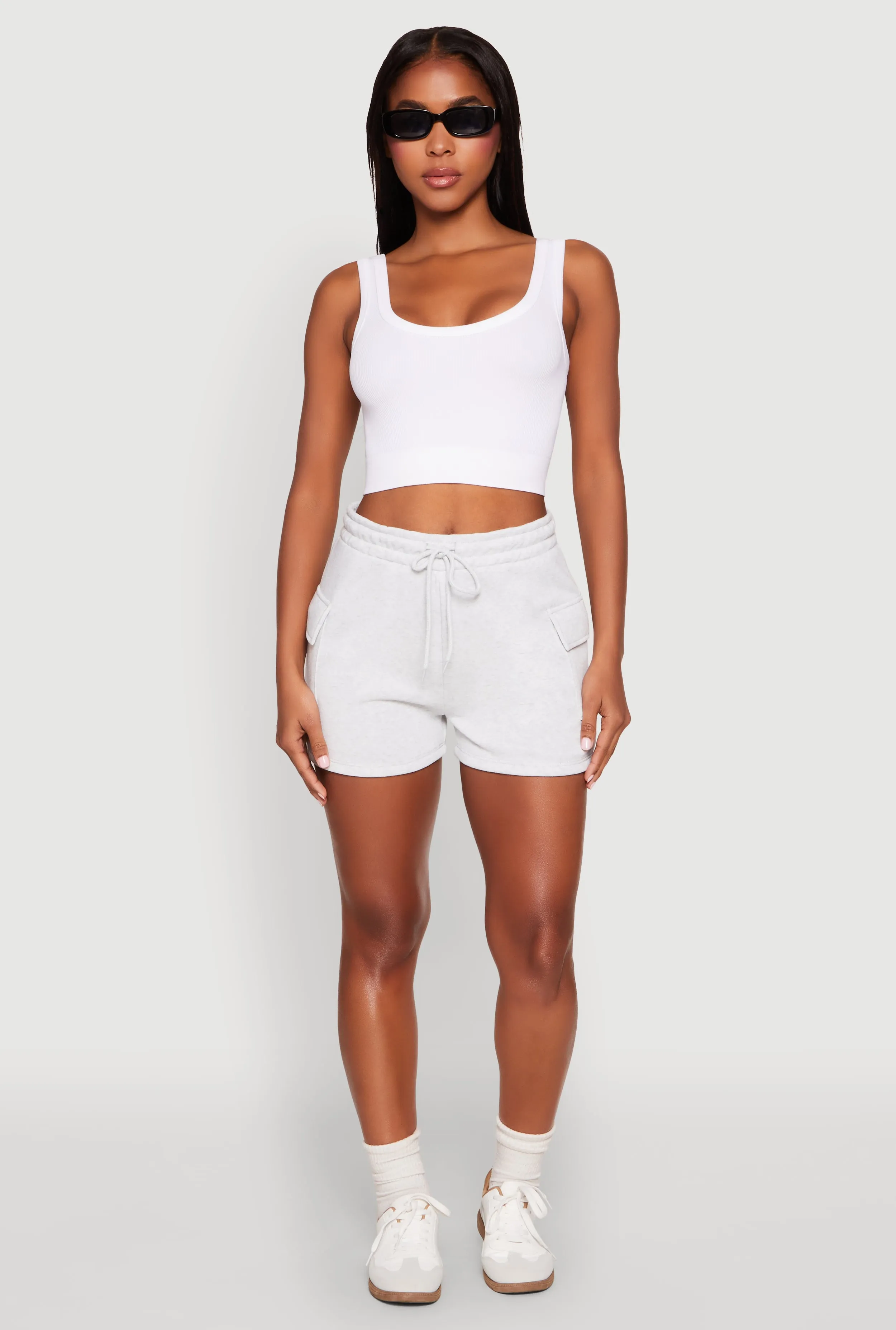 Drawstring Cargo Sweatshorts sold by Rainbow product image thumbnail 2