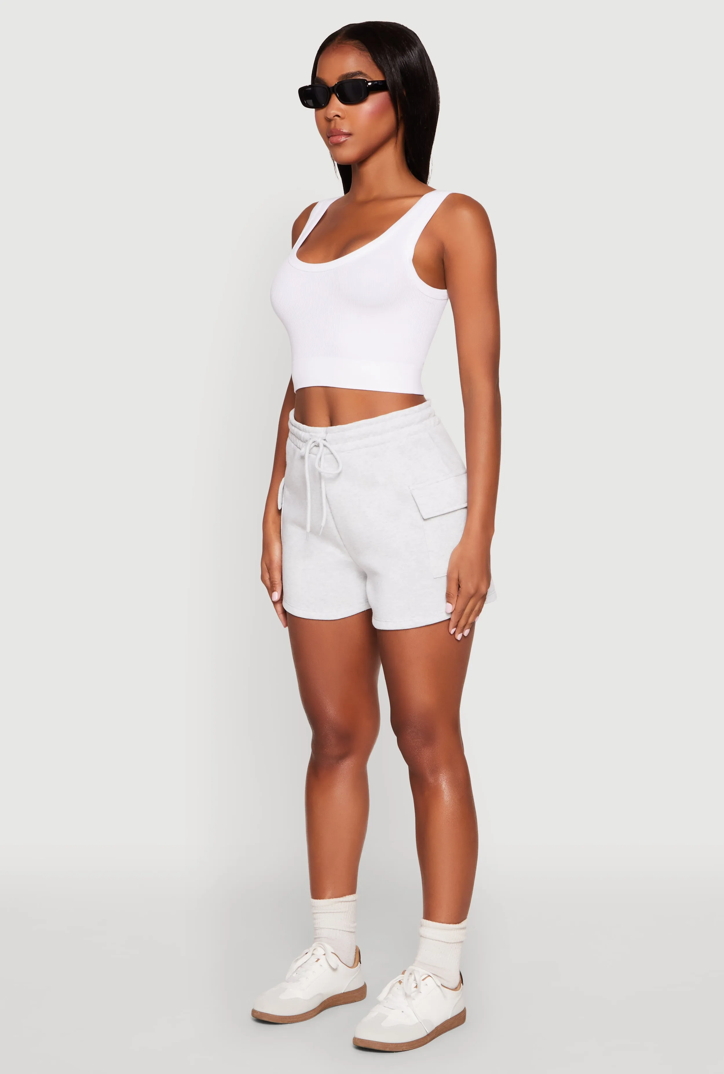 Drawstring Cargo Sweatshorts sold by Rainbow product image thumbnail 3