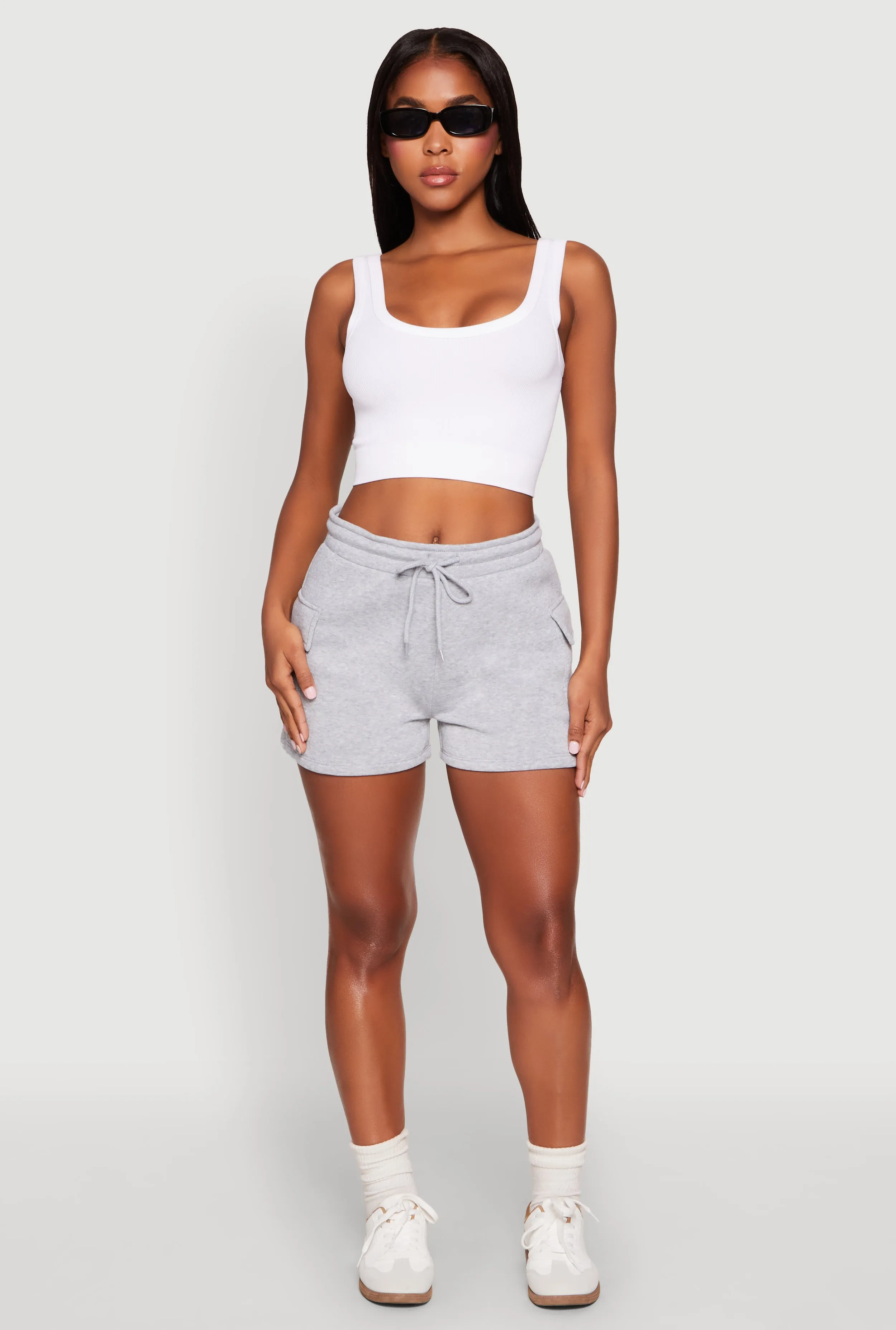 Drawstring Cargo Sweatshorts sold by Rainbow product image thumbnail 2