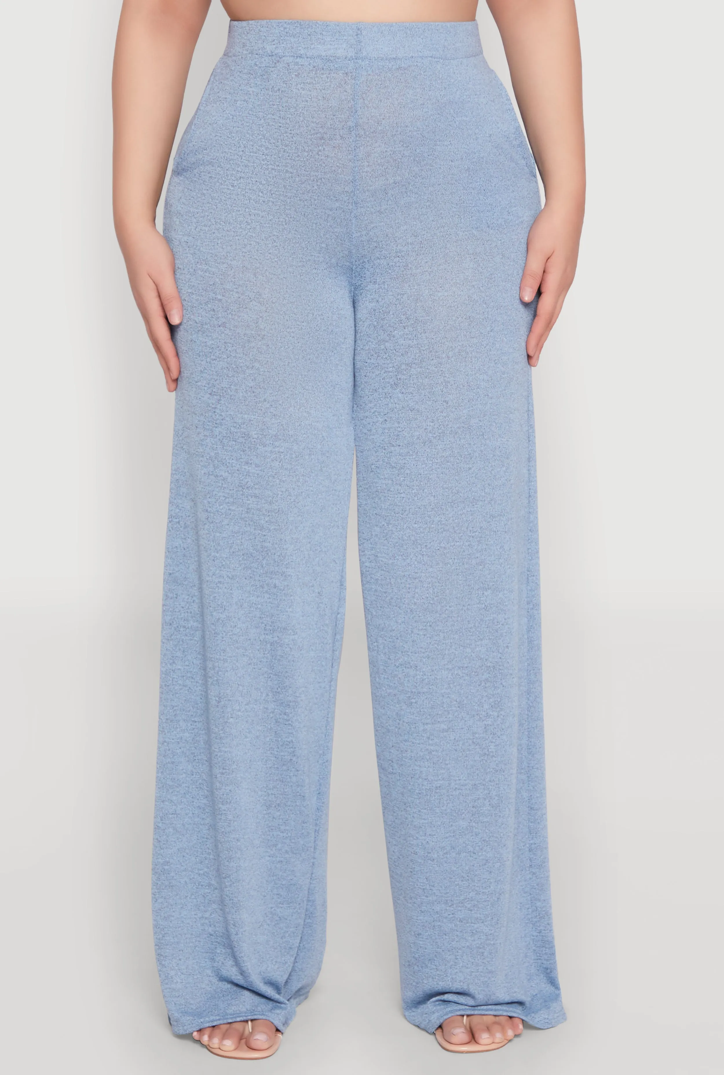 Plus Size Daisy High Waisted Wide Leg Pants sold by Rainbow product image thumbnail 3