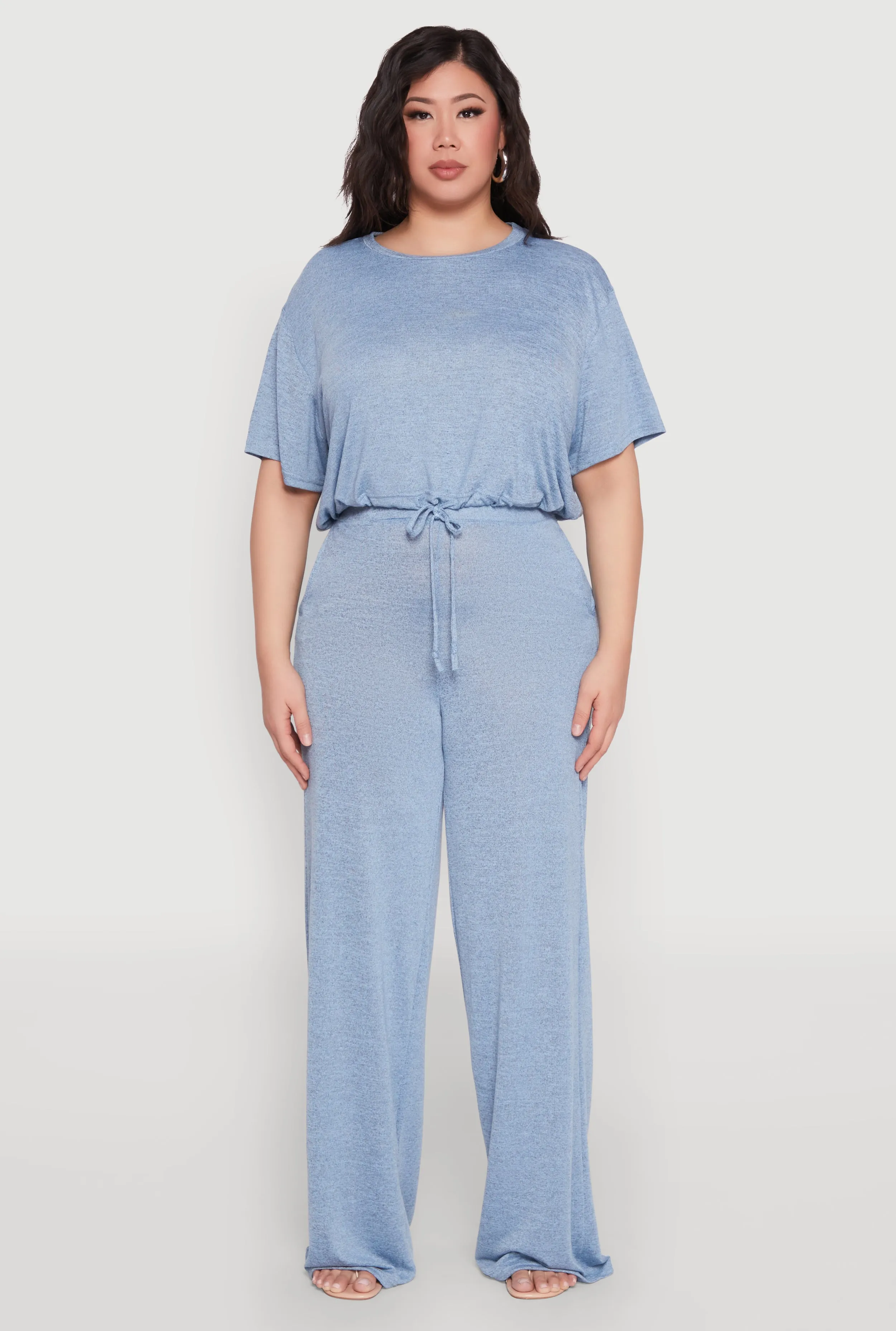 Plus Size Daisy High Waisted Wide Leg Pants sold by Rainbow product image thumbnail 2