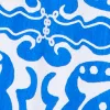 Printed Pattern Tie Front Crop Top sold by Rainbow