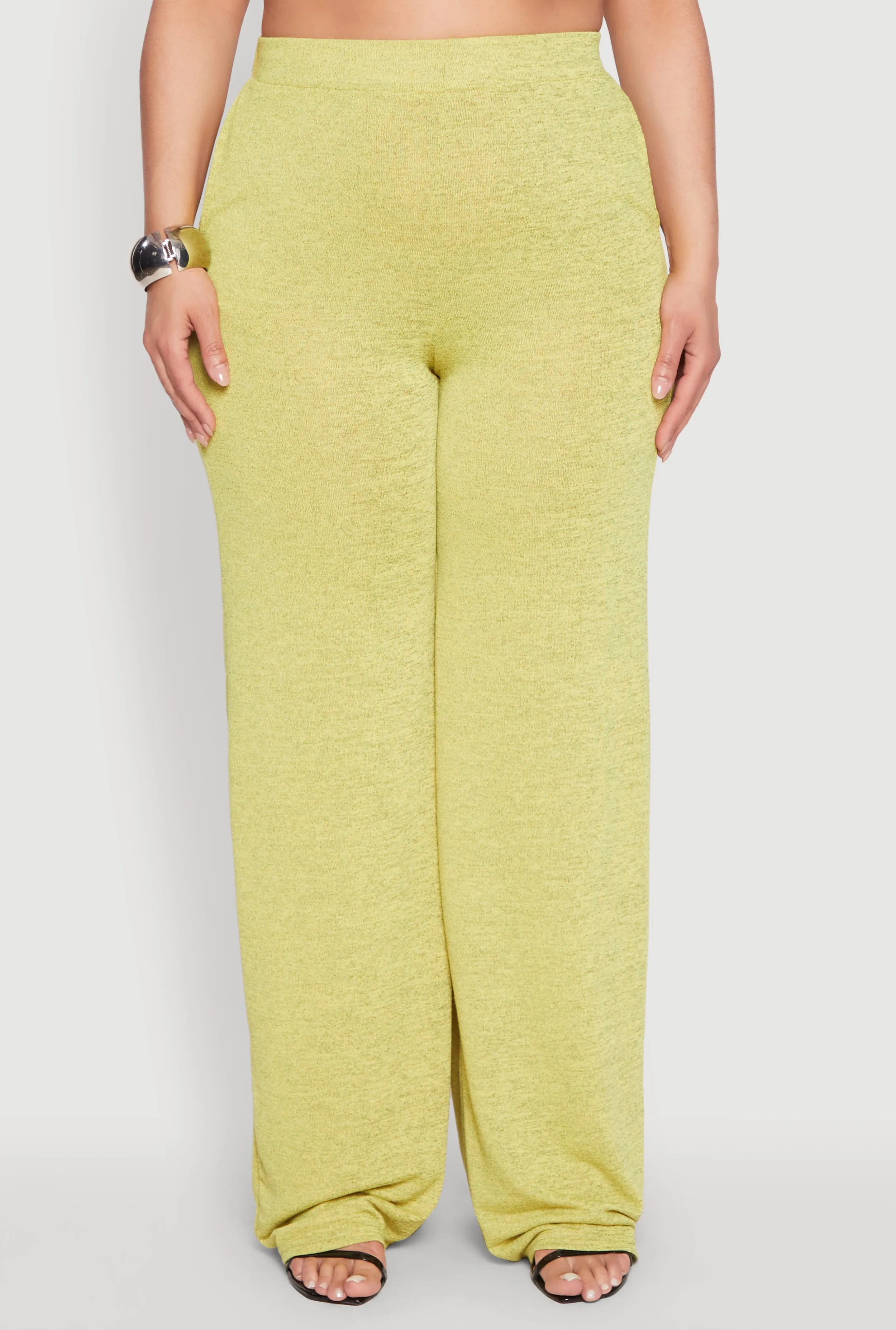 Plus Size Daisy High Waisted Wide Leg Pants sold by Rainbow product image thumbnail 3