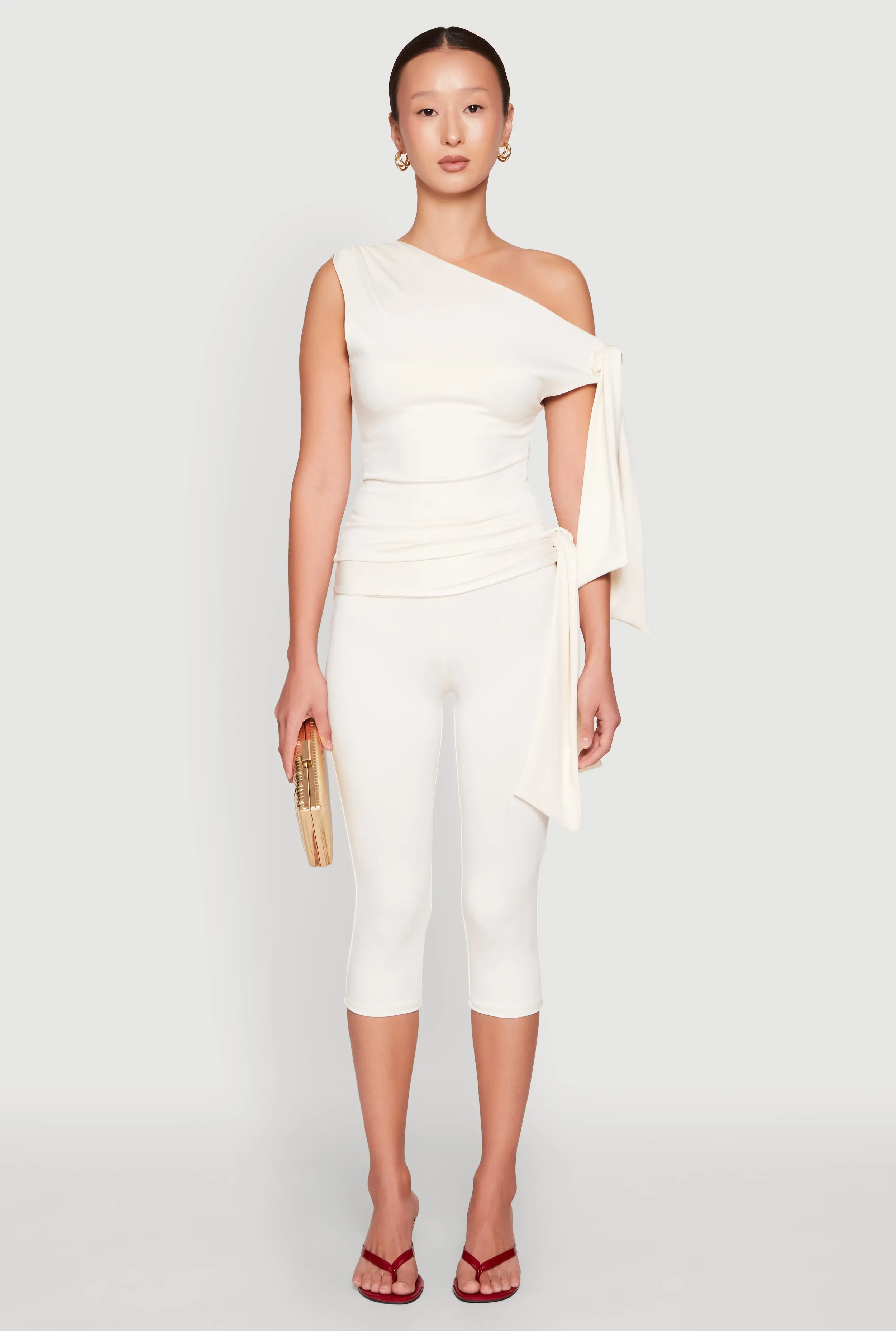 Side Tie Capri Pants sold by Rainbow product image thumbnail 2