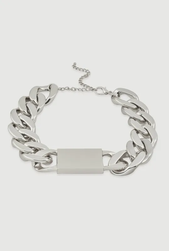 Oversized Chunky Chain Necklace sold by Rainbow