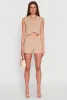 Pleated High Waisted Shorts sold by Rainbow