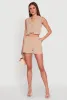 Pleated High Waisted Shorts sold by Rainbow