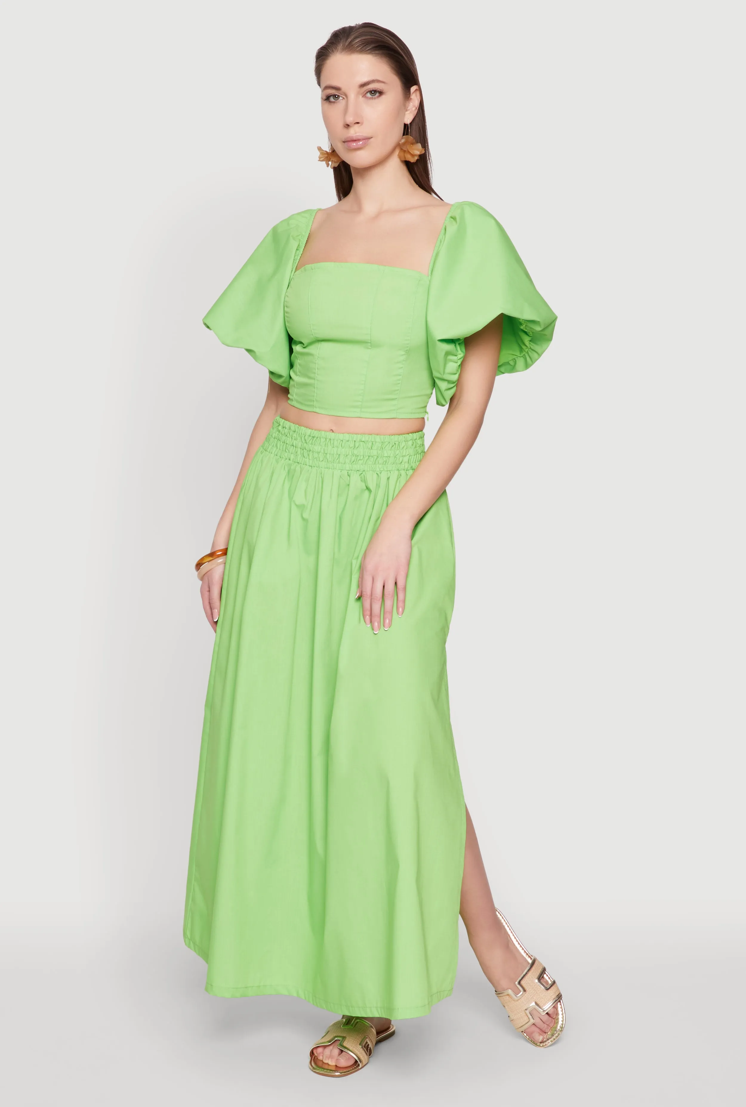 Poplin Maxi Skirt sold by Rainbow product image thumbnail 2