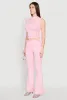 Ruched Mock Neck Crop Top sold by Rainbow