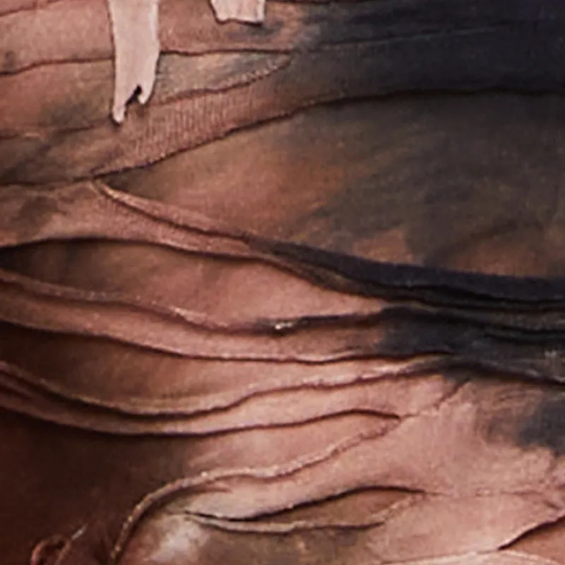 Tie Dye Distressed Crop Top sold by Rainbow product image thumbnail 4