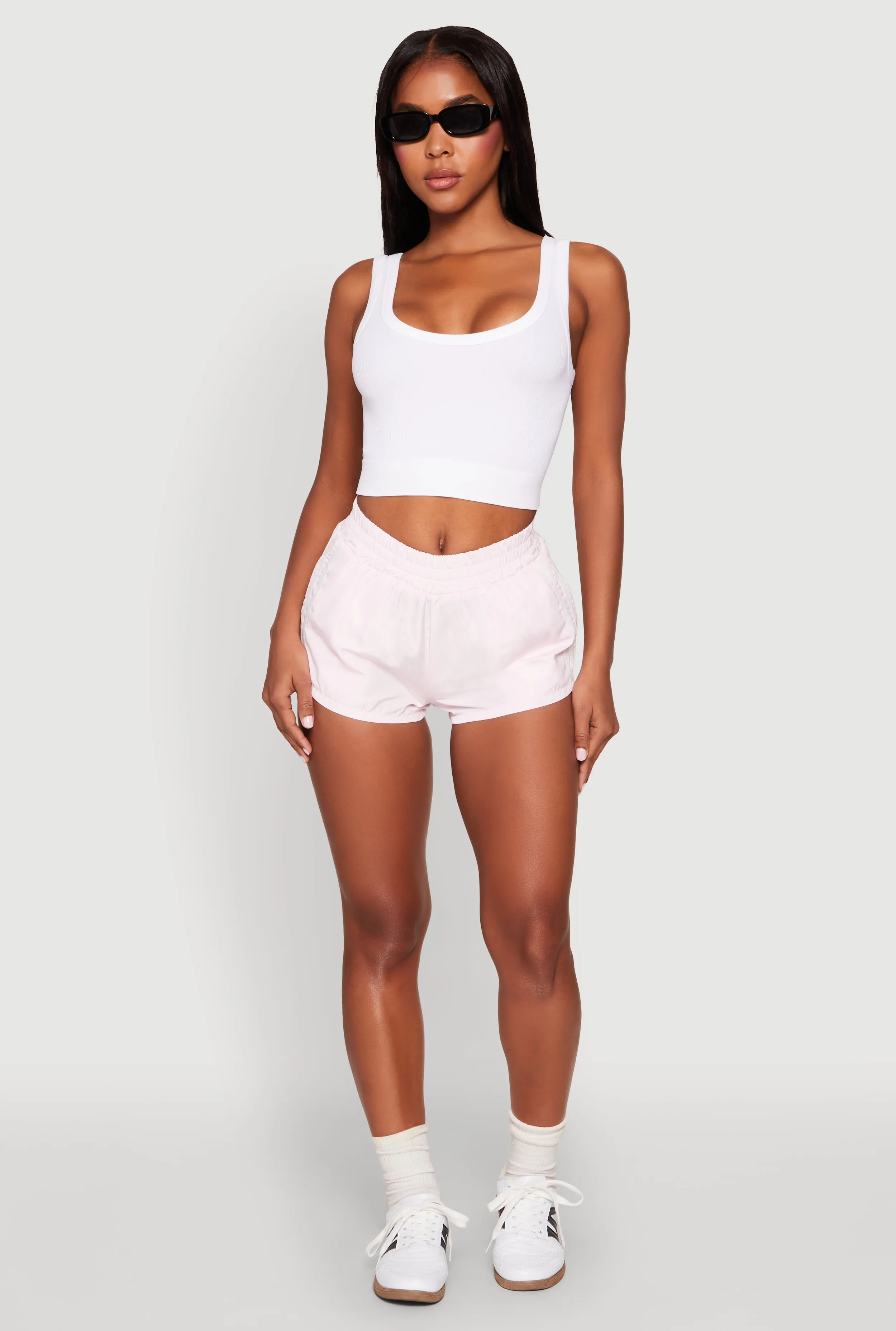 Side Stripe Running Shorts sold by Rainbow product image thumbnail 2