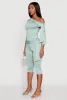 Side Tie One Shoulder Top sold by Rainbow