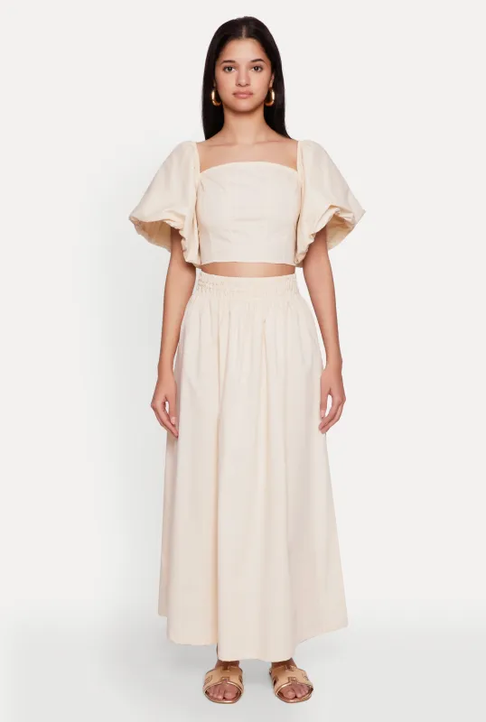 Poplin Maxi Skirt sold by Rainbow