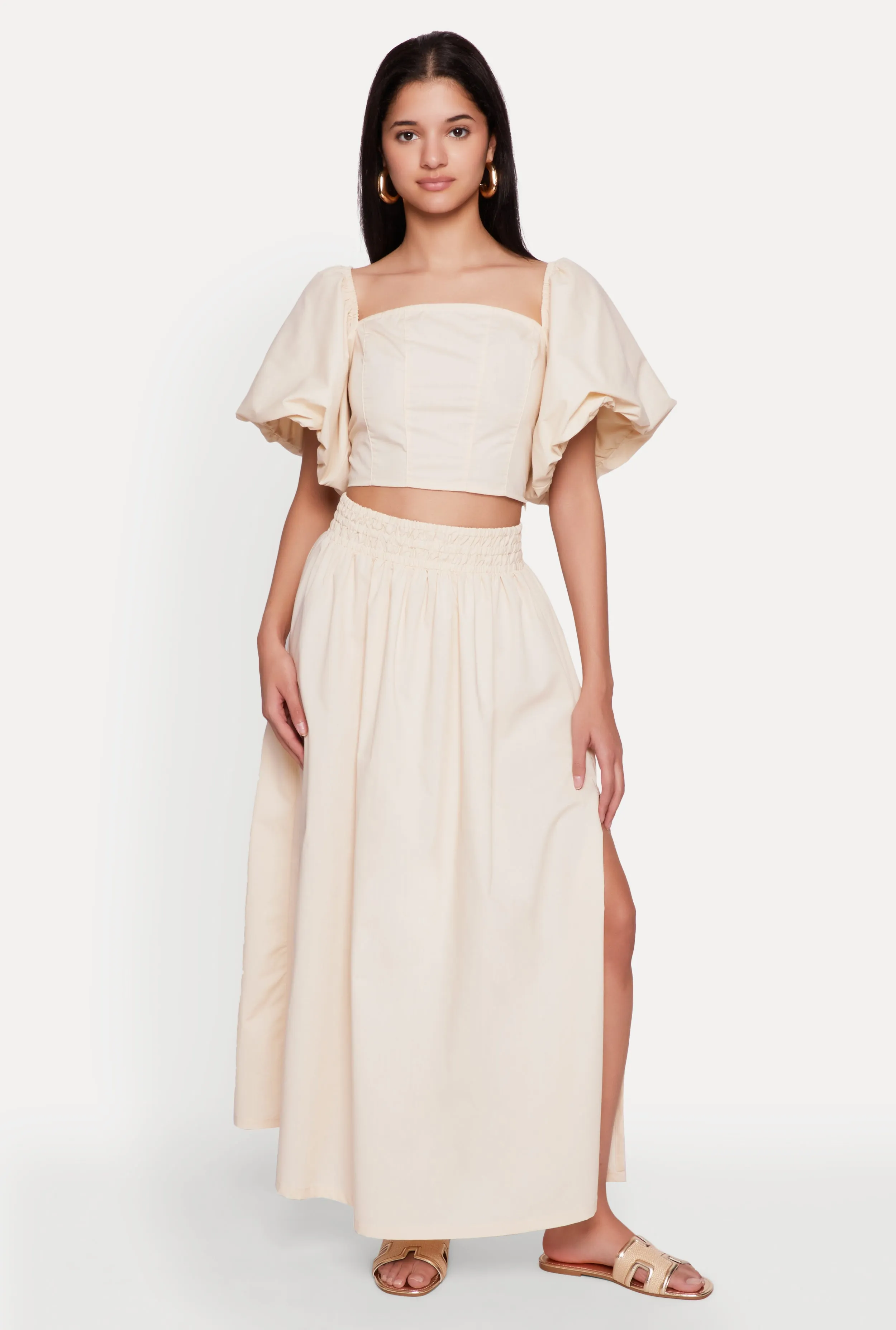 Poplin Maxi Skirt sold by Rainbow product image thumbnail 2