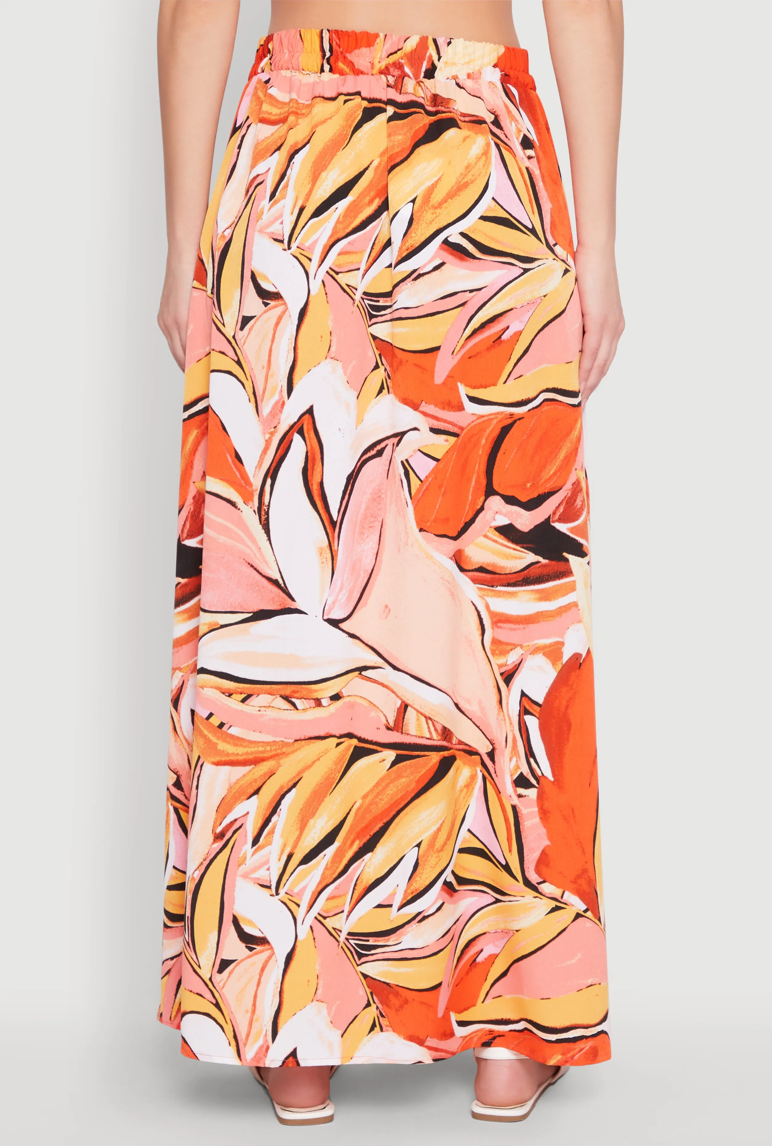 Printed Pattern Pleated Maxi Skirt sold by Rainbow product image thumbnail 5