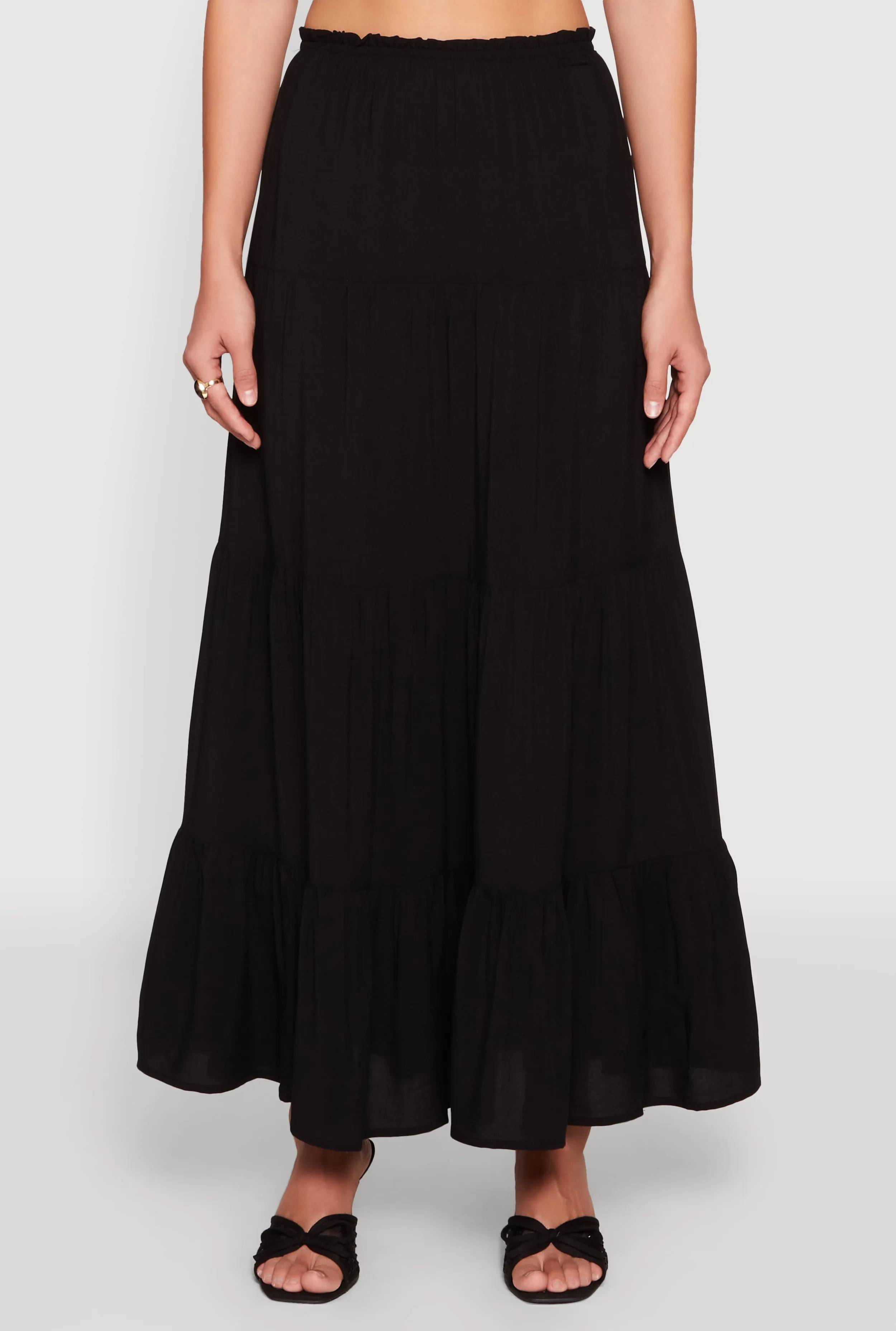 Almost Famous High Waist Tiered Skirt sold by Rainbow product image thumbnail 3