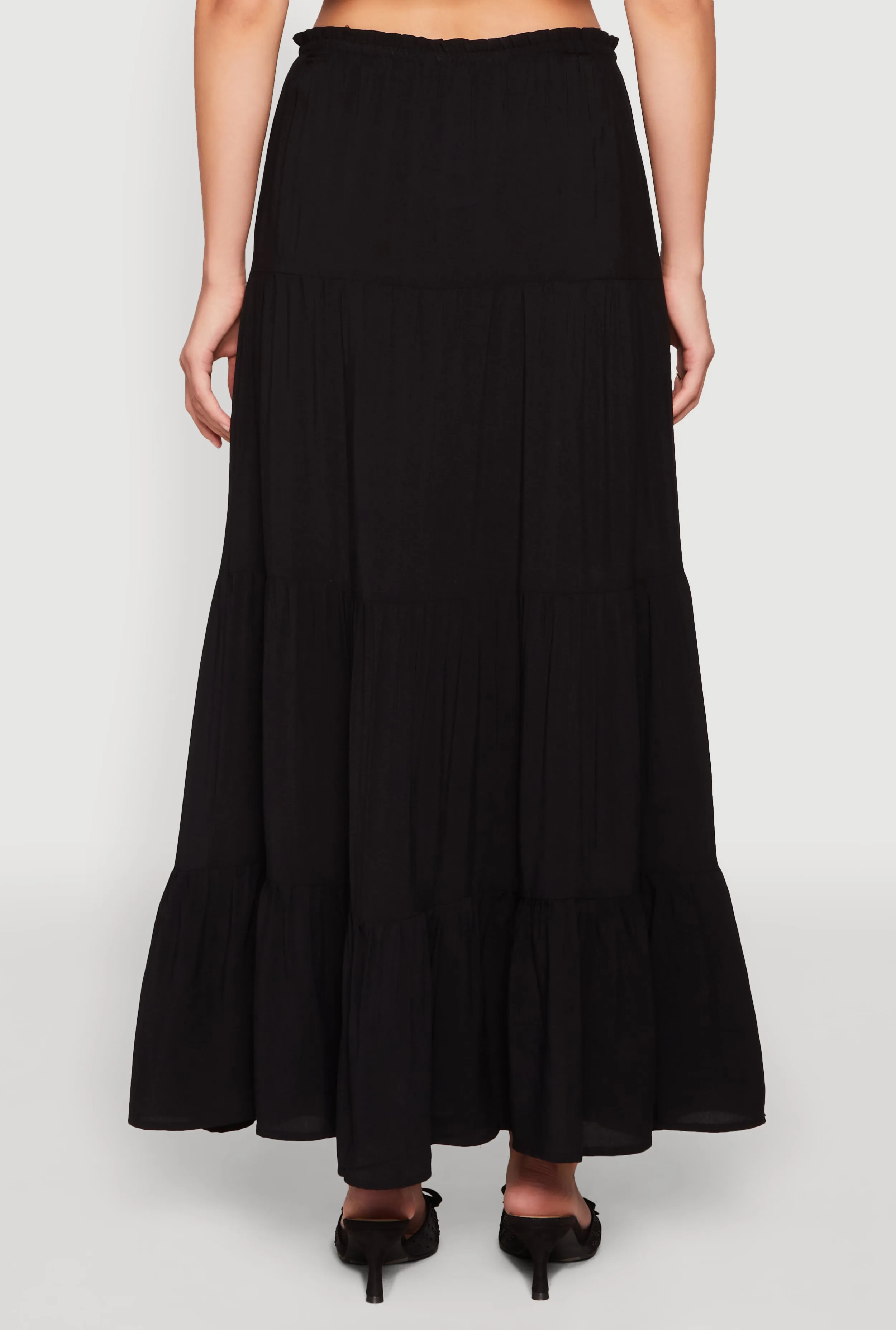 Almost Famous High Waist Tiered Skirt sold by Rainbow product image thumbnail 5