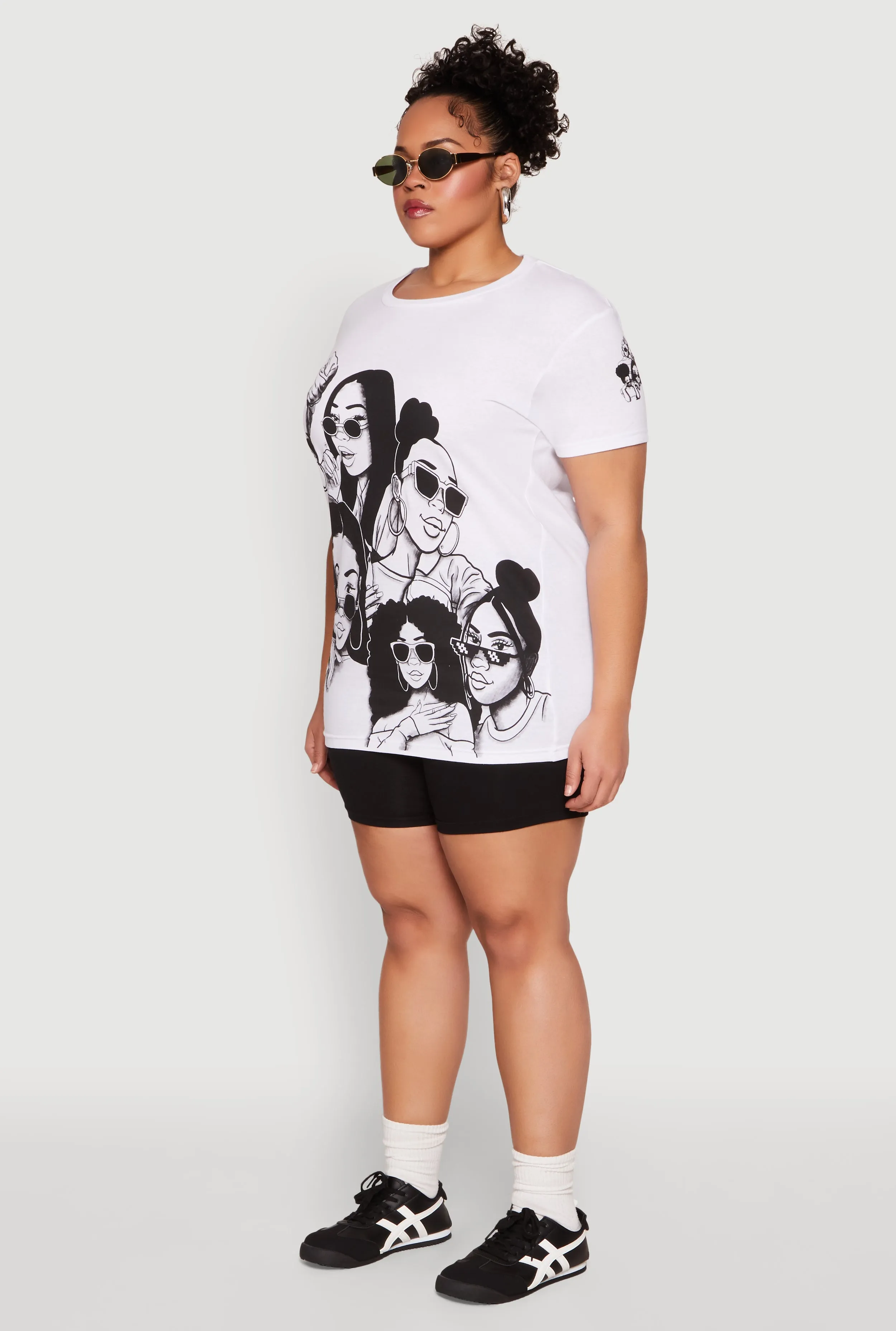 Plus Size Assorted Women Graphic Tee sold by Rainbow product image thumbnail 5