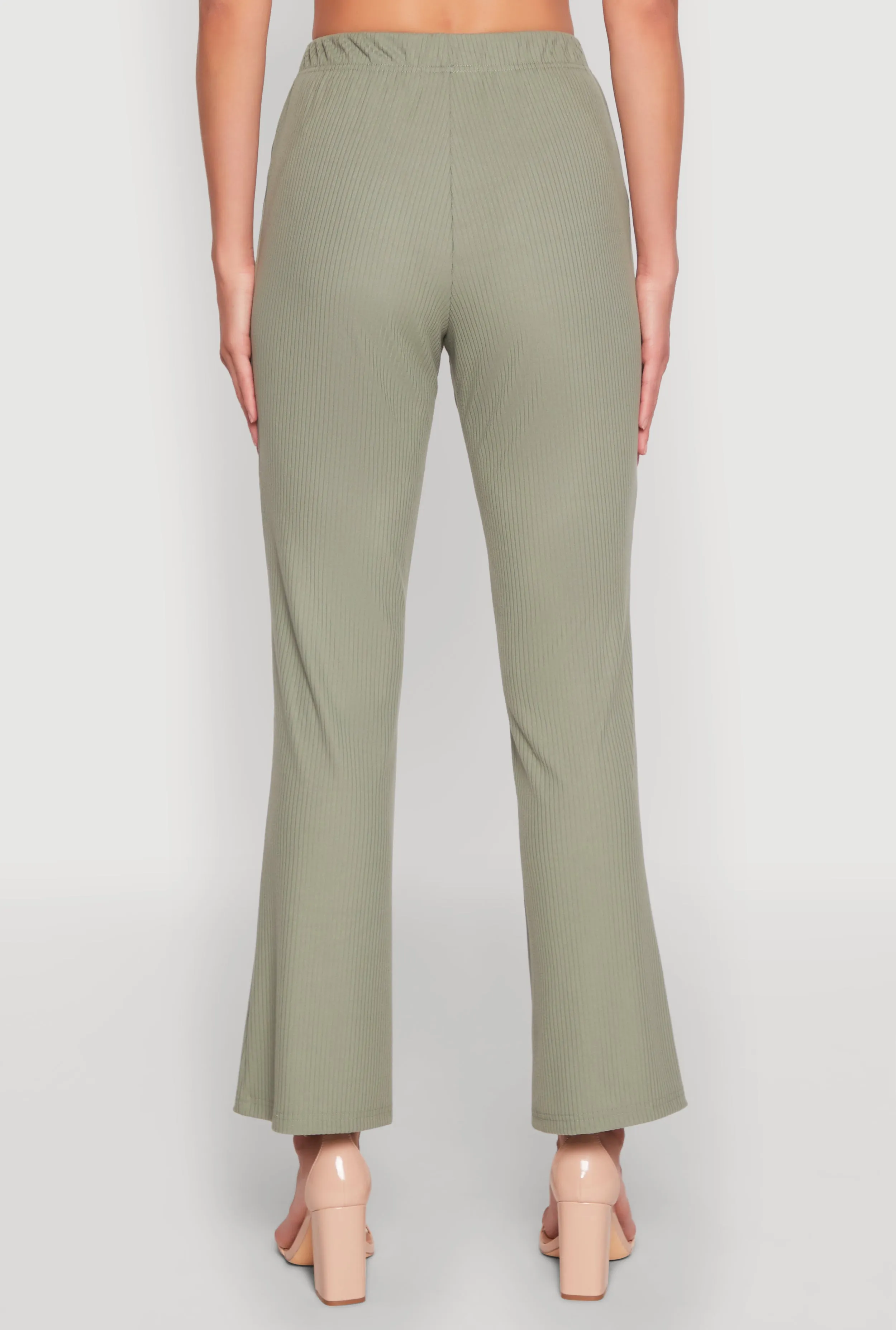 Ribbed Knit Boot Cut Pants sold by Rainbow product image thumbnail 5