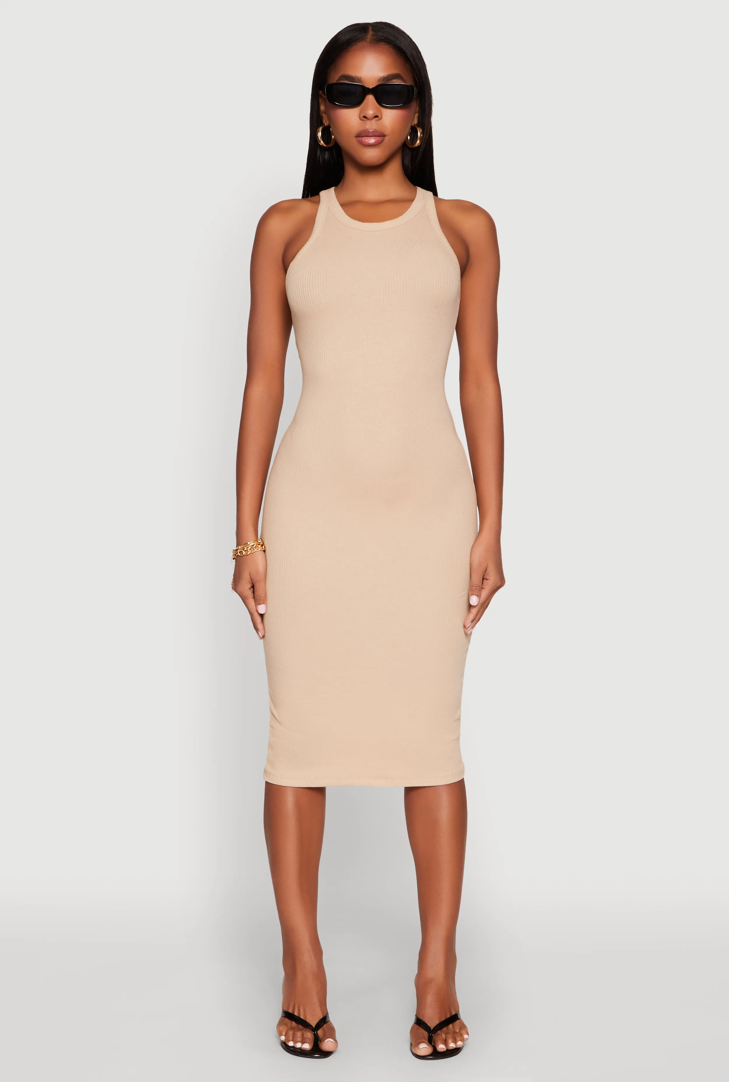 Racerback Midi Tank Dress sold by Rainbow product image thumbnail 2