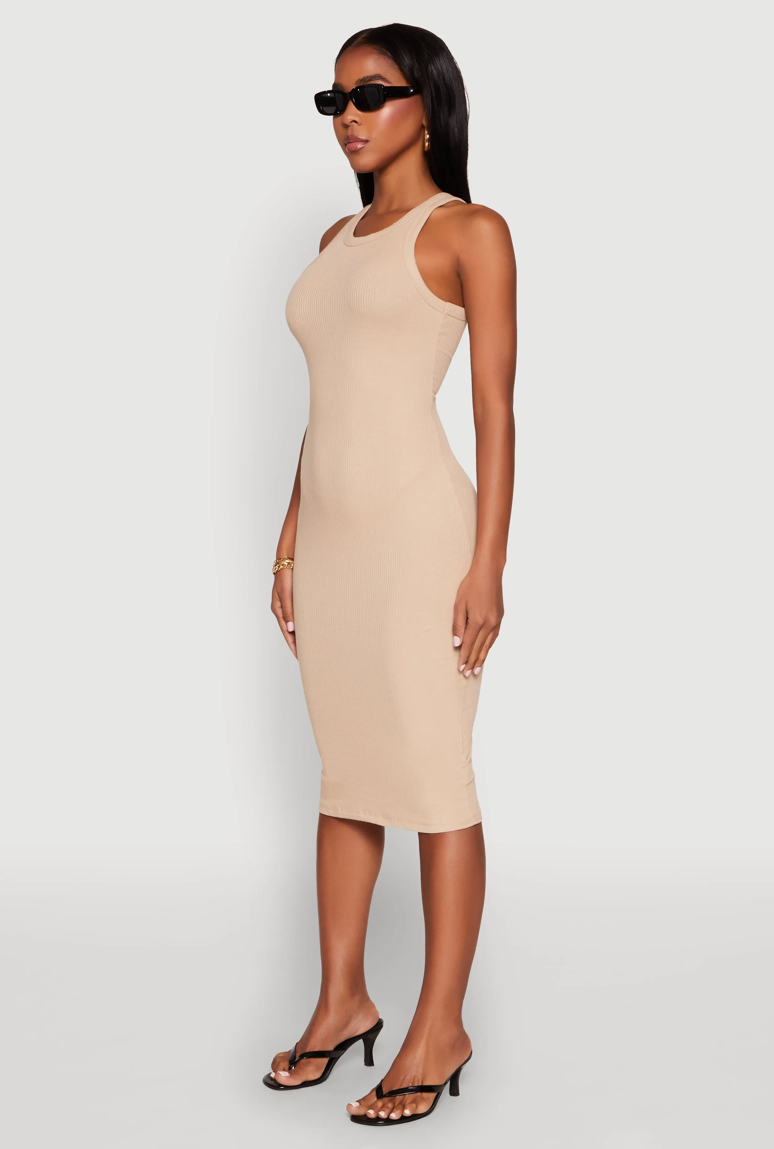 Racerback Midi Tank Dress sold by Rainbow product image thumbnail 3