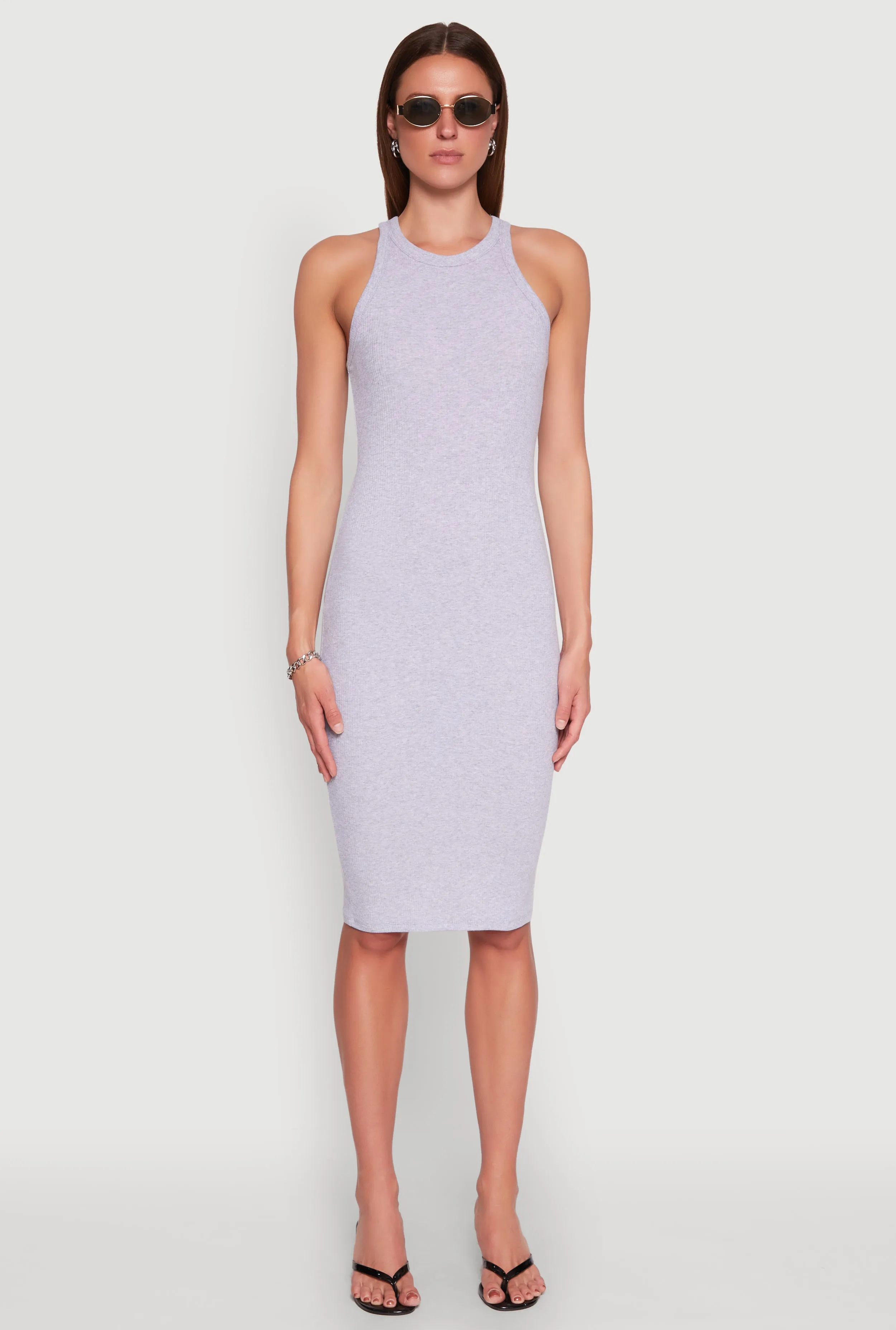 Racerback Midi Tank Dress sold by Rainbow