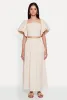 Poplin Puff Sleeve Corset Crop Top sold by Rainbow