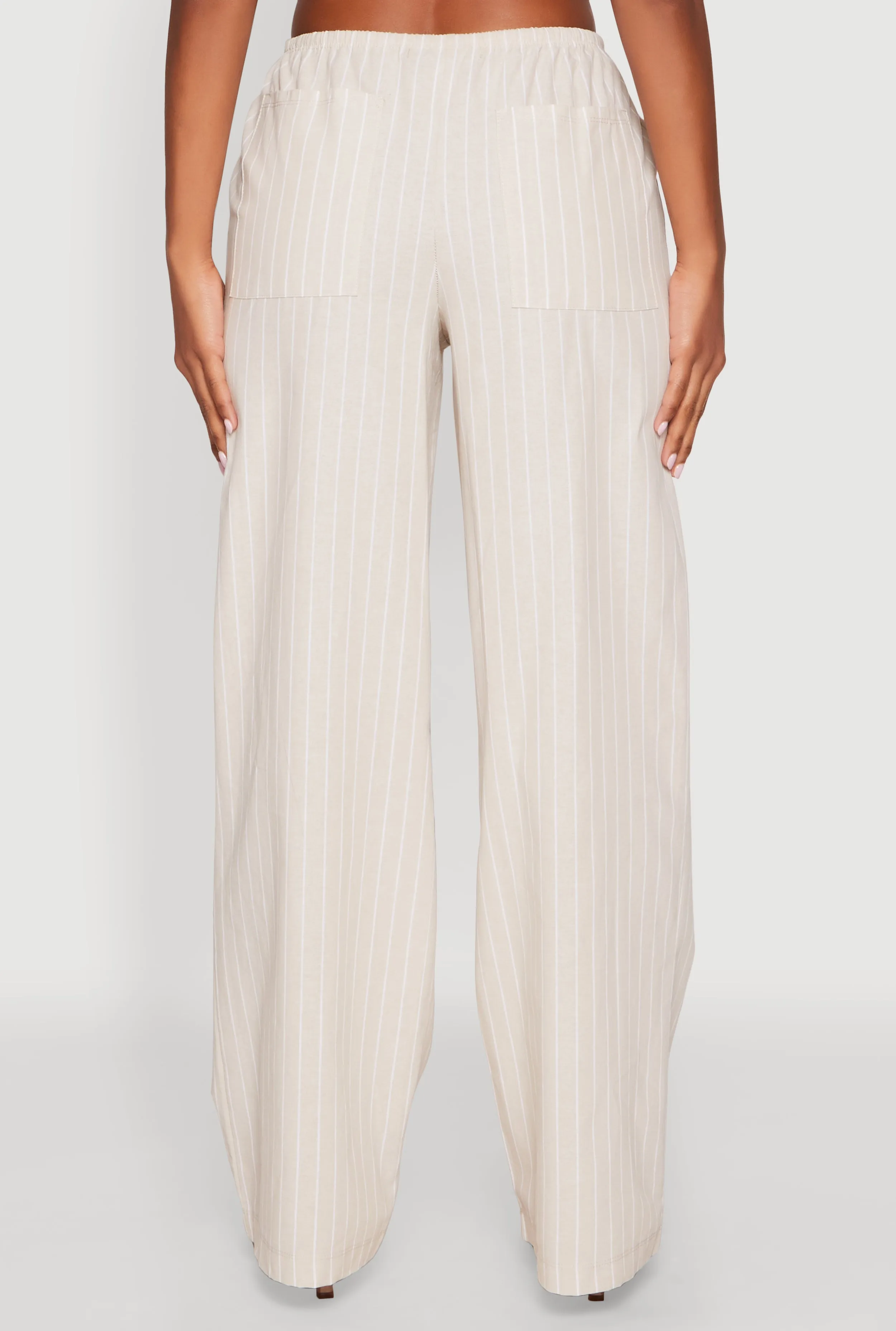 Almost Famous Drawstring Striped Pants sold by Rainbow product image thumbnail 5