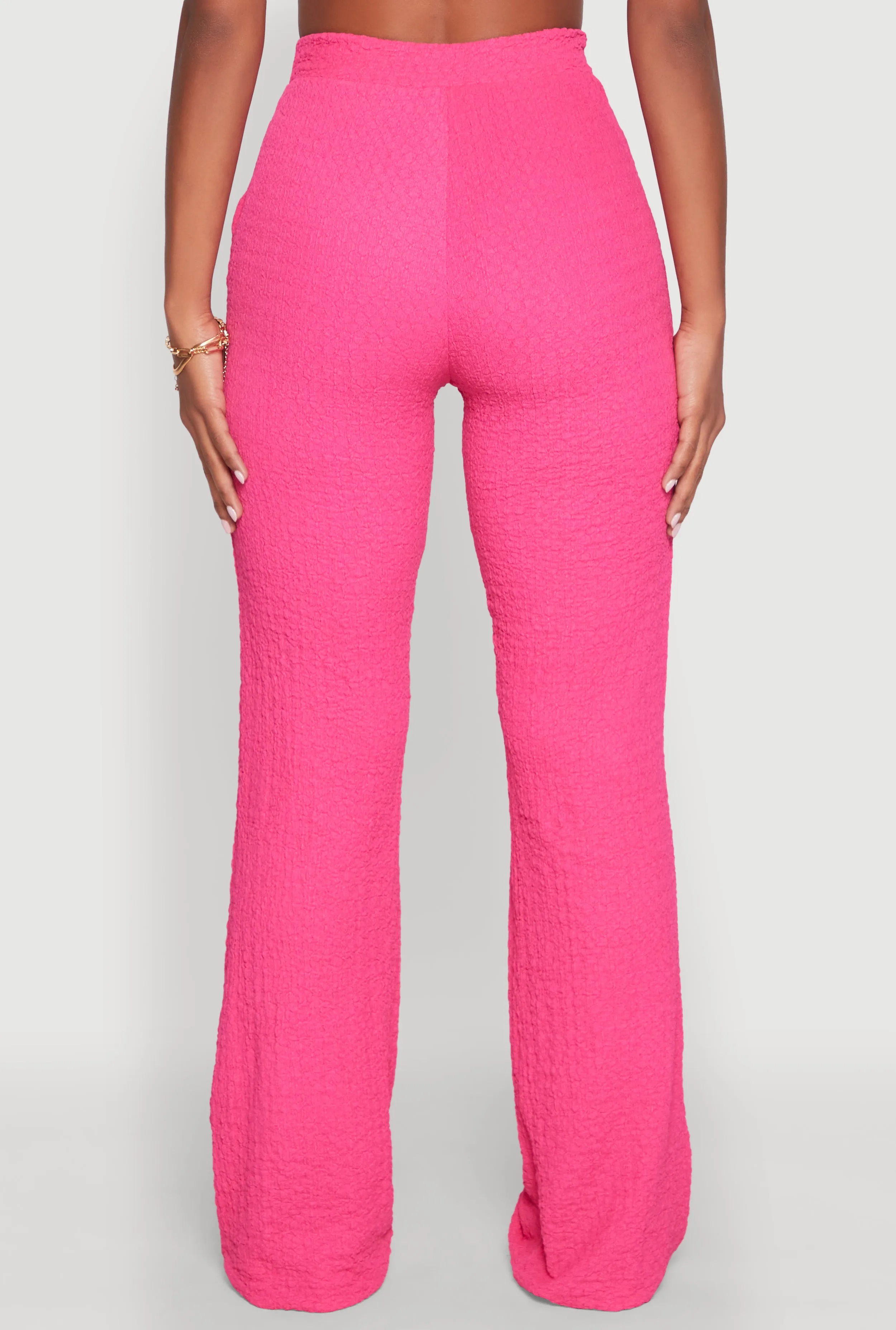 High Waisted Textured Knit Pants sold by Rainbow product image thumbnail 5