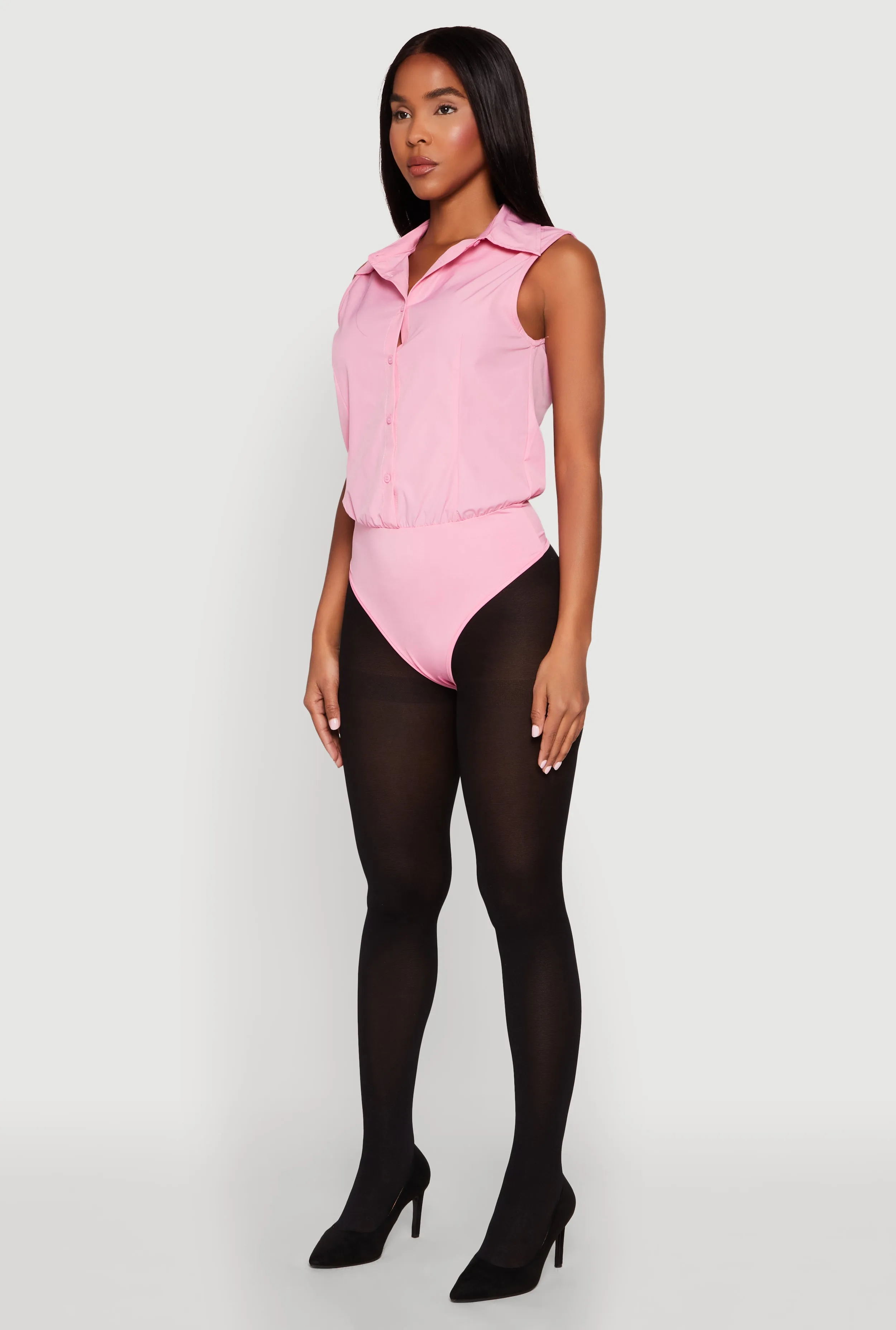 Daisy Sleeveless Button Front Bodysuit sold by Rainbow product image thumbnail 5