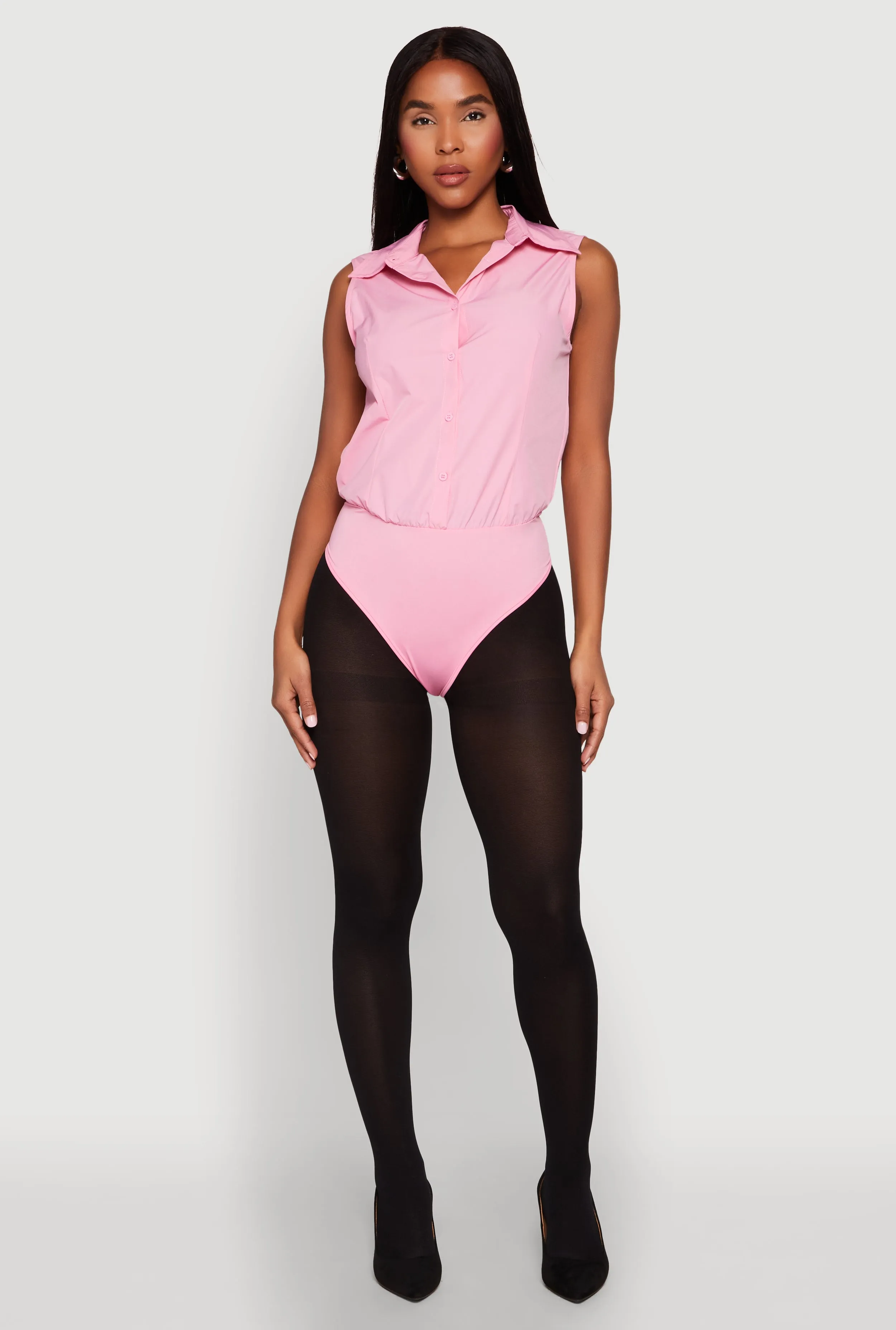 Daisy Sleeveless Button Front Bodysuit sold by Rainbow product image thumbnail 3