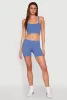 Rib Knit Crop Top and Biker Shorts sold by Rainbow