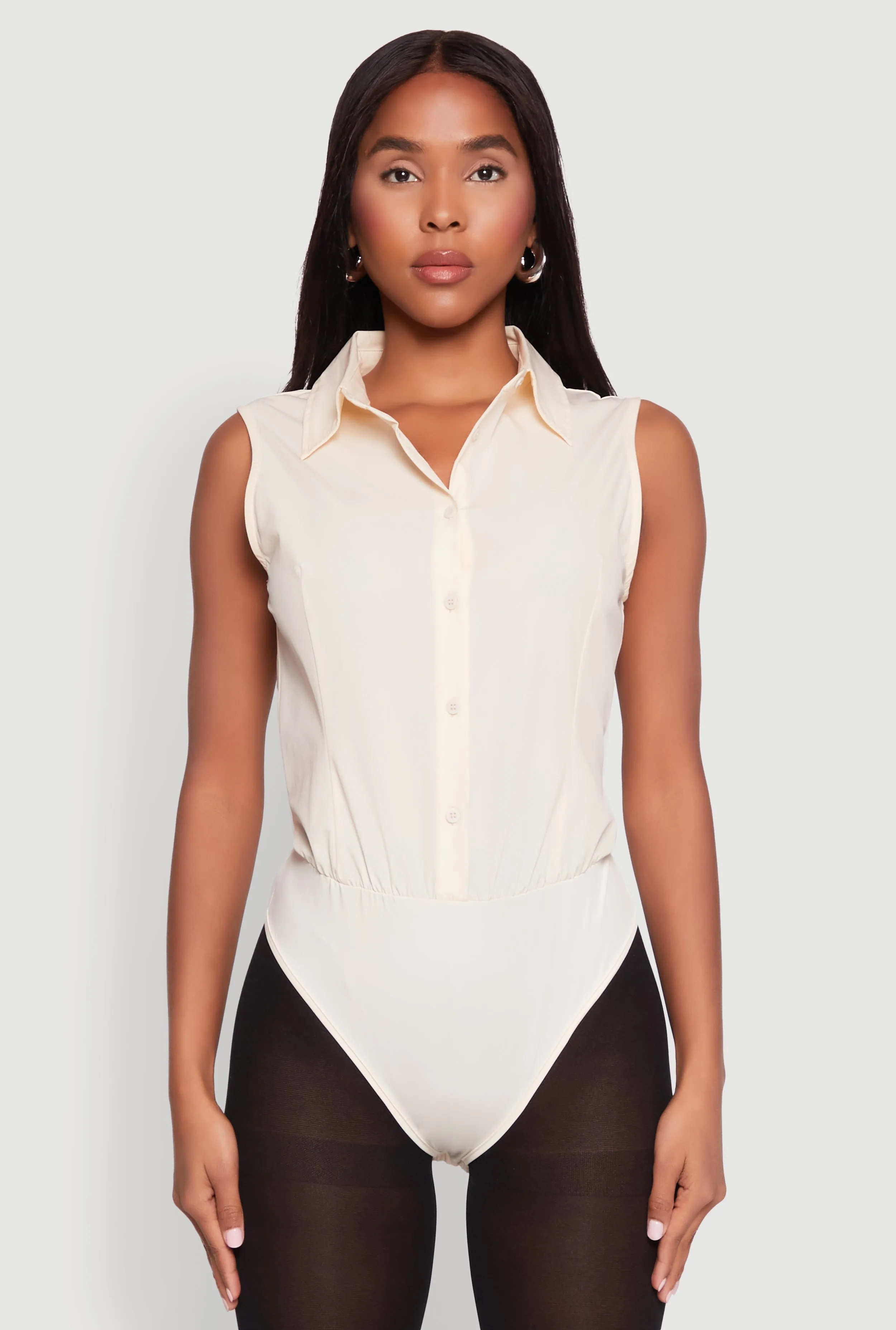 Daisy Sleeveless Button Front Bodysuit sold by Rainbow product image thumbnail 2