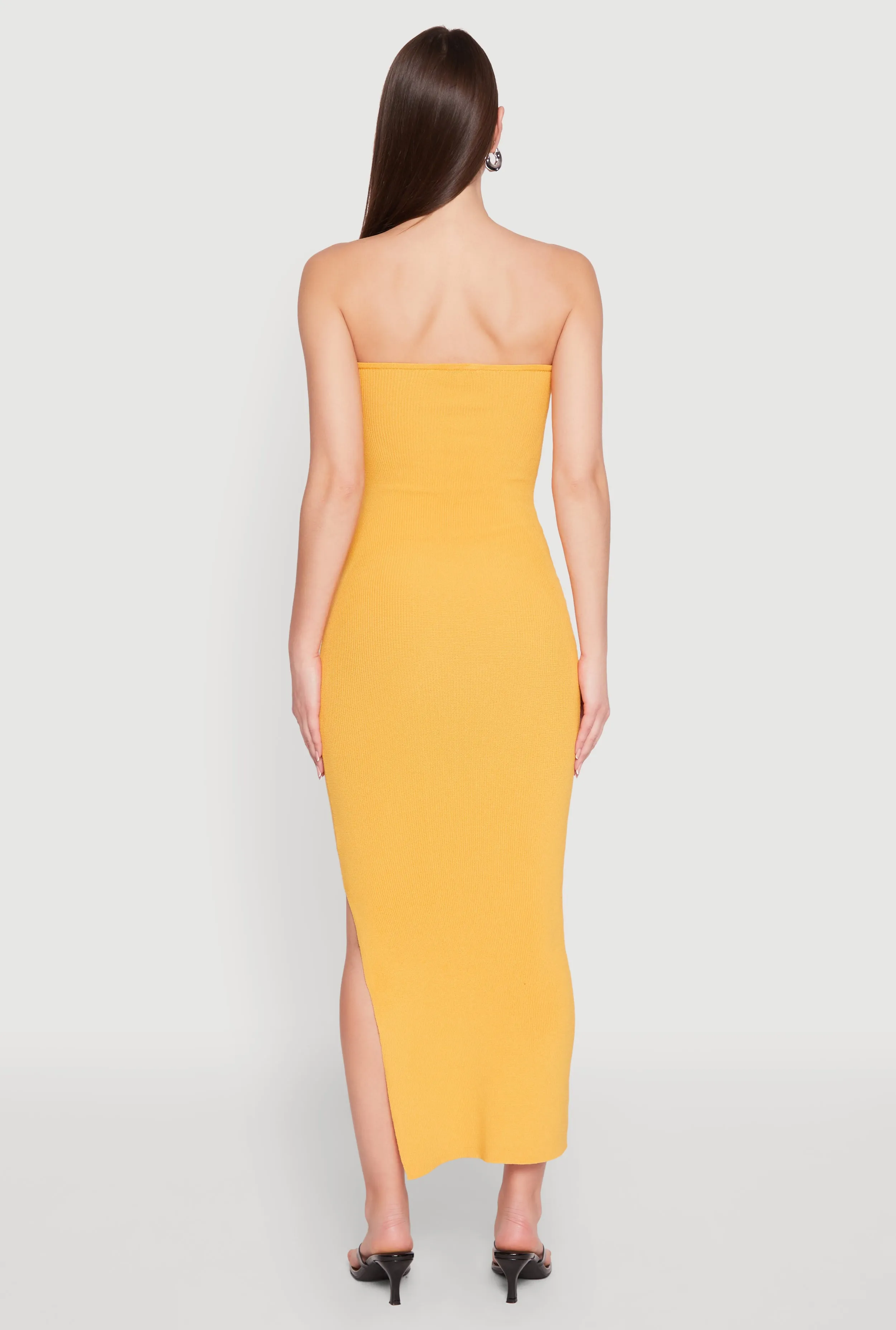 Side Slit Maxi Tube Dress sold by Rainbow product image thumbnail 5