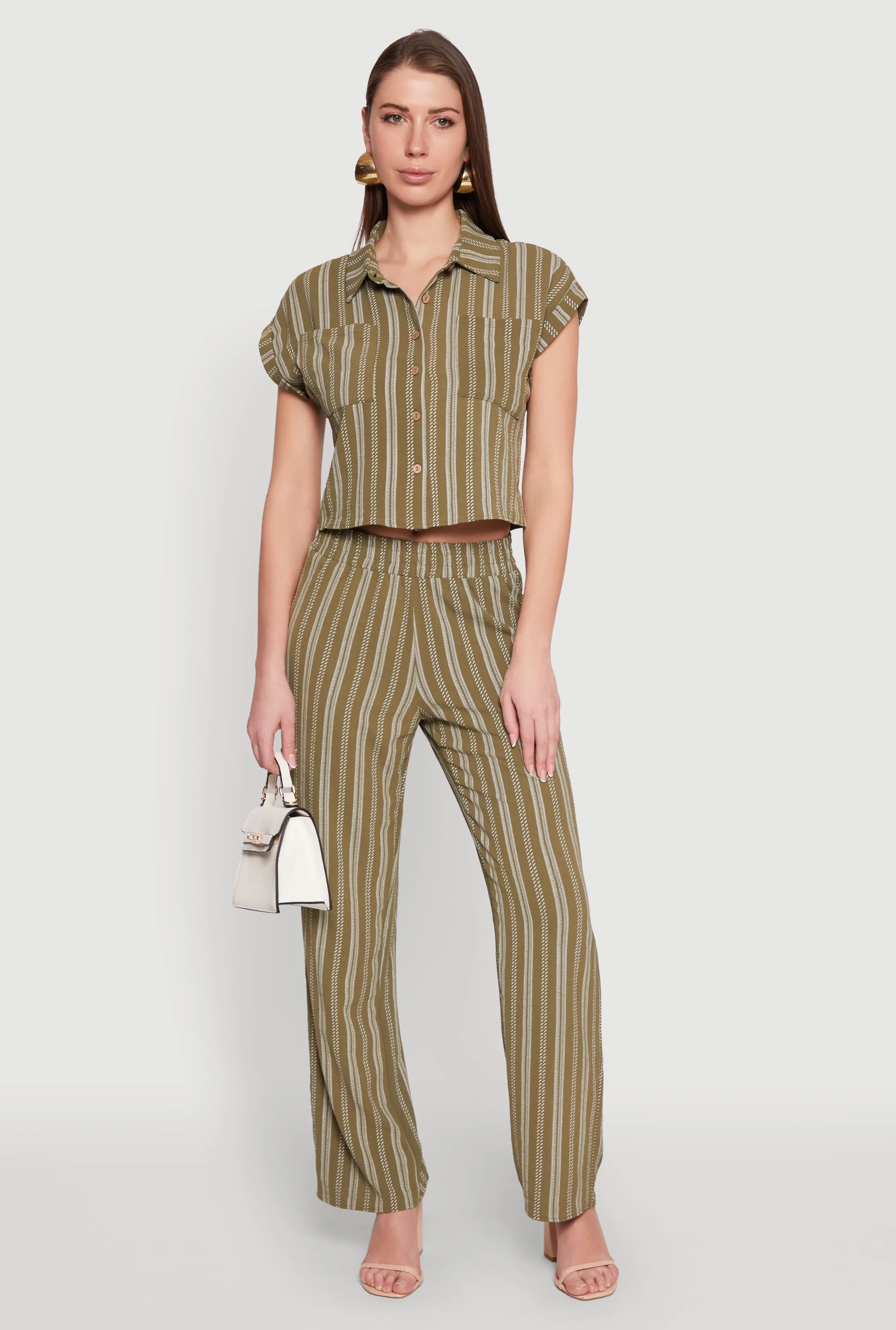 Airy Striped Pattern Shirt sold by Rainbow product image thumbnail 3