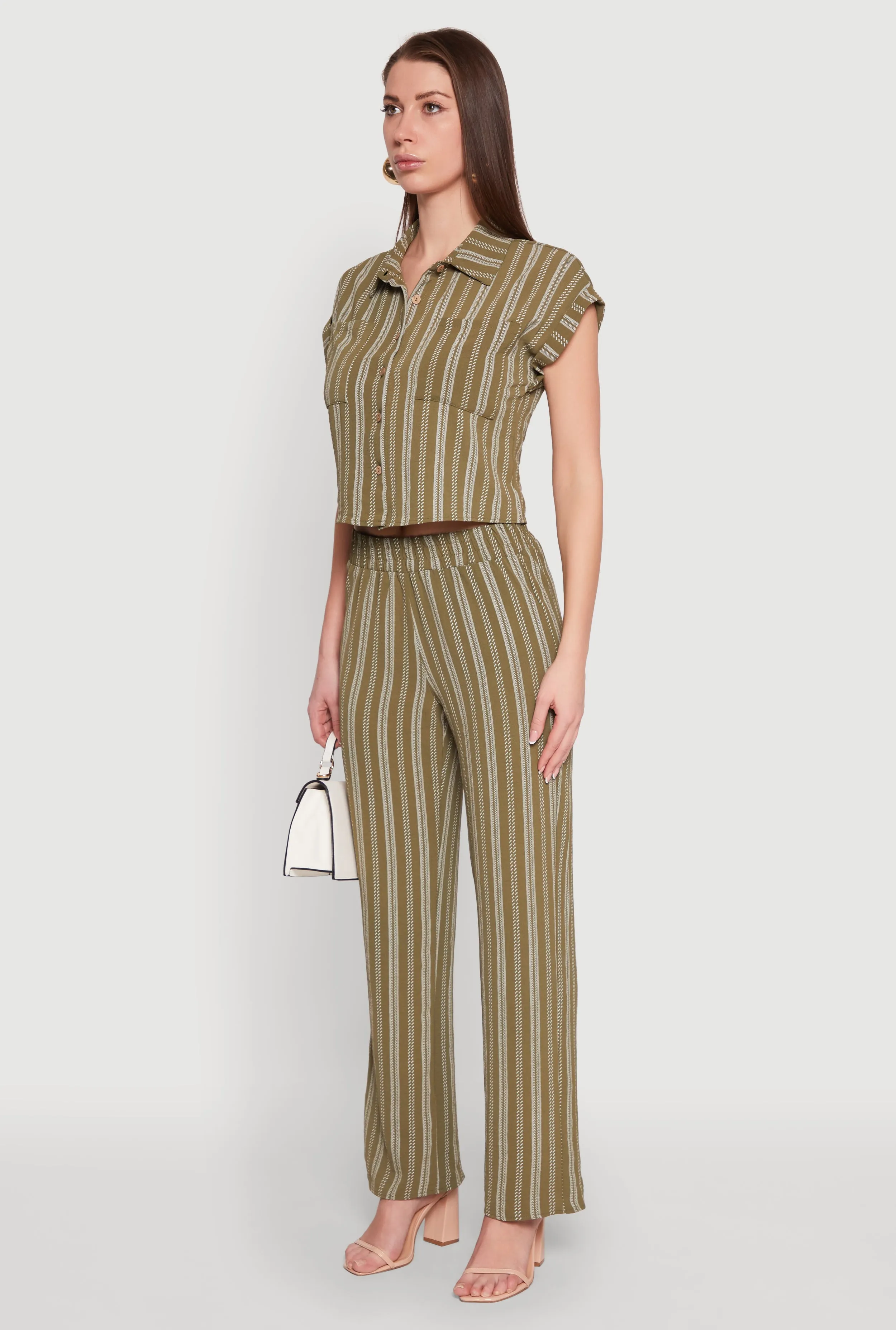 Airy Striped Pattern Shirt sold by Rainbow product image thumbnail 5