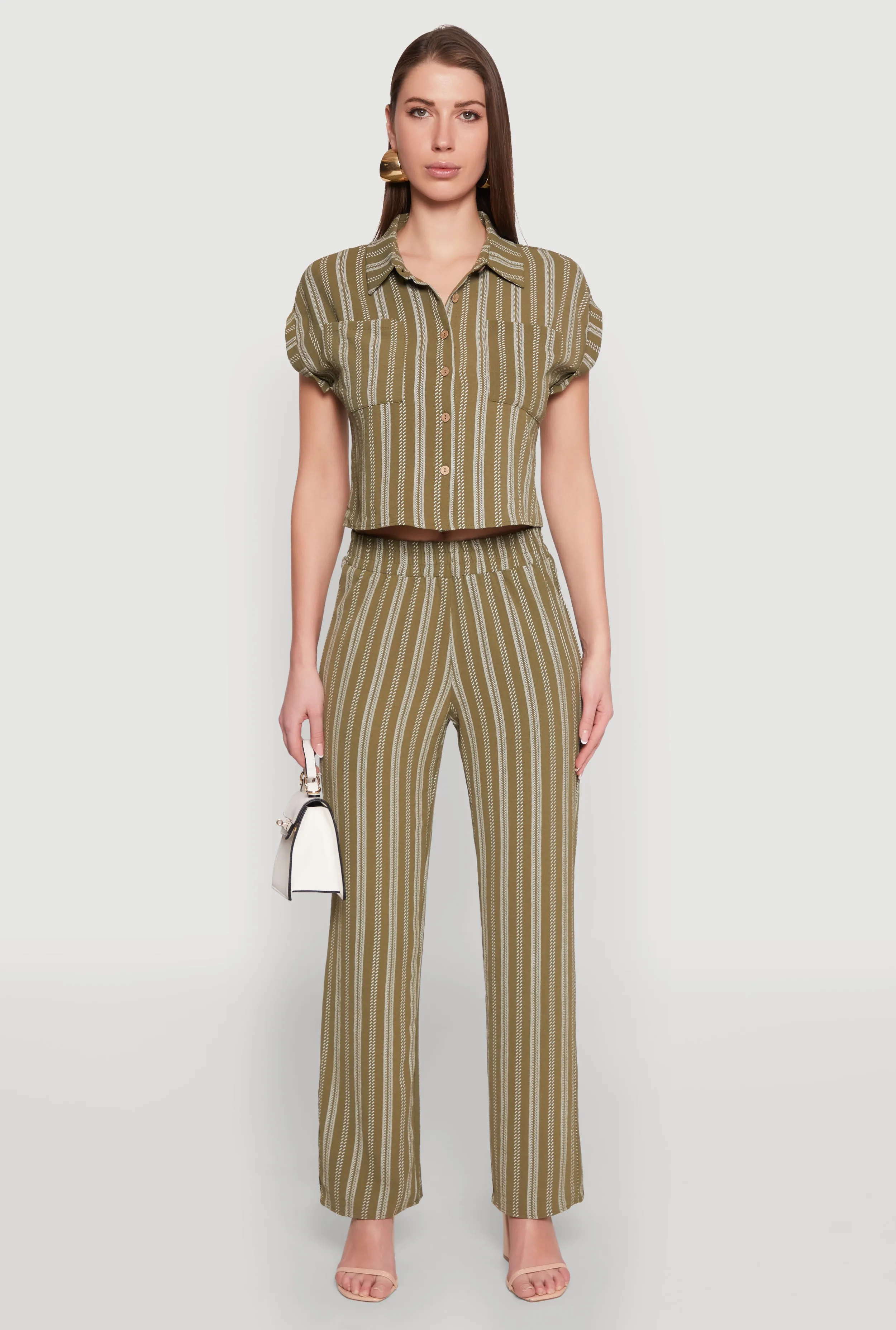 Airy Striped Pattern Shirt sold by Rainbow product image thumbnail 2