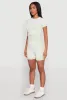 Seamless Two Tone  Crop Top sold by Rainbow