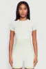 Seamless Two Tone  Crop Top sold by Rainbow