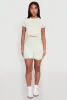 Seamless Two Tone  Crop Top sold by Rainbow