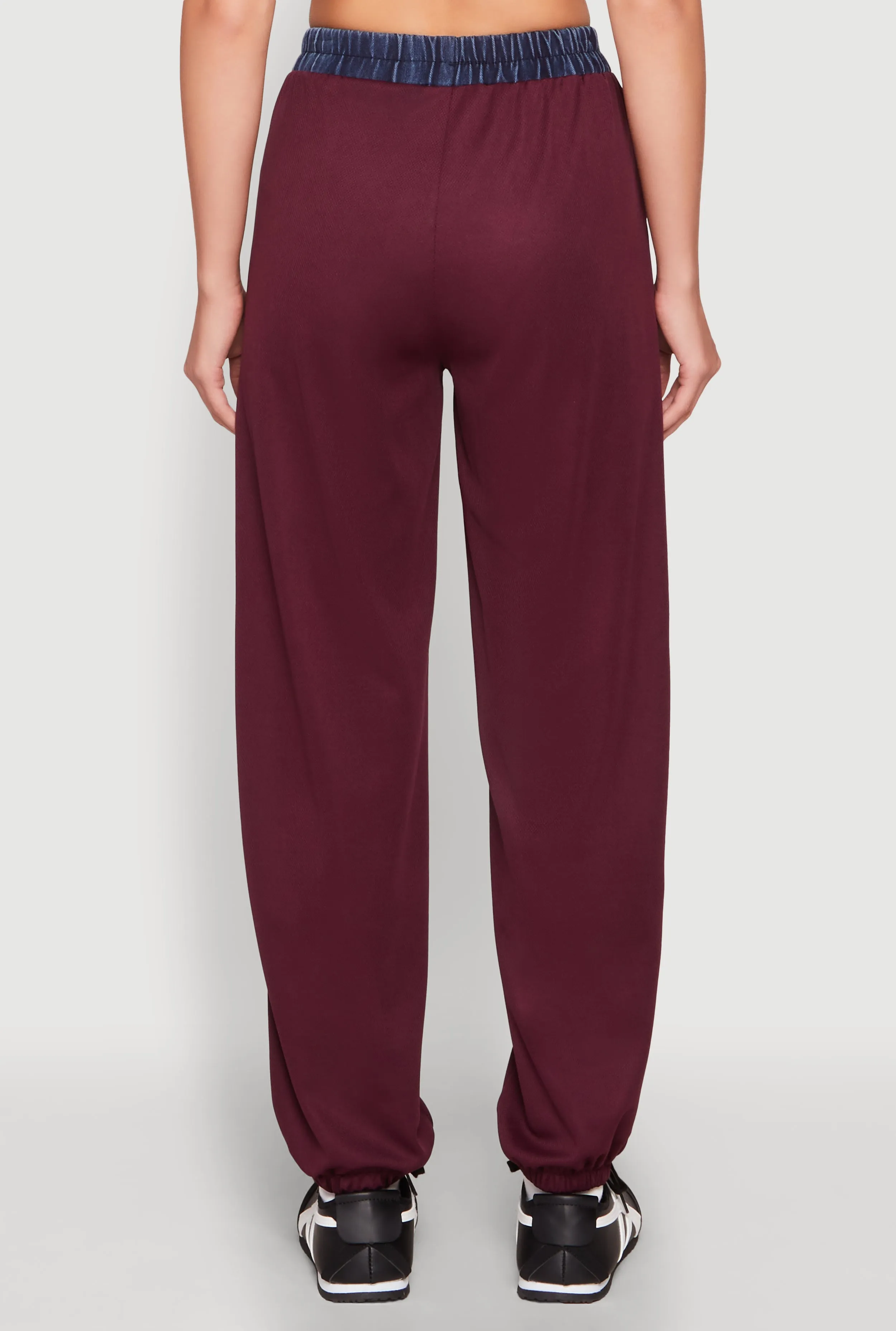 Contrast Trim High Waisted Joggers sold by Rainbow product image thumbnail 5