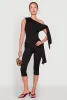 Side Tie One Shoulder Top sold by Rainbow