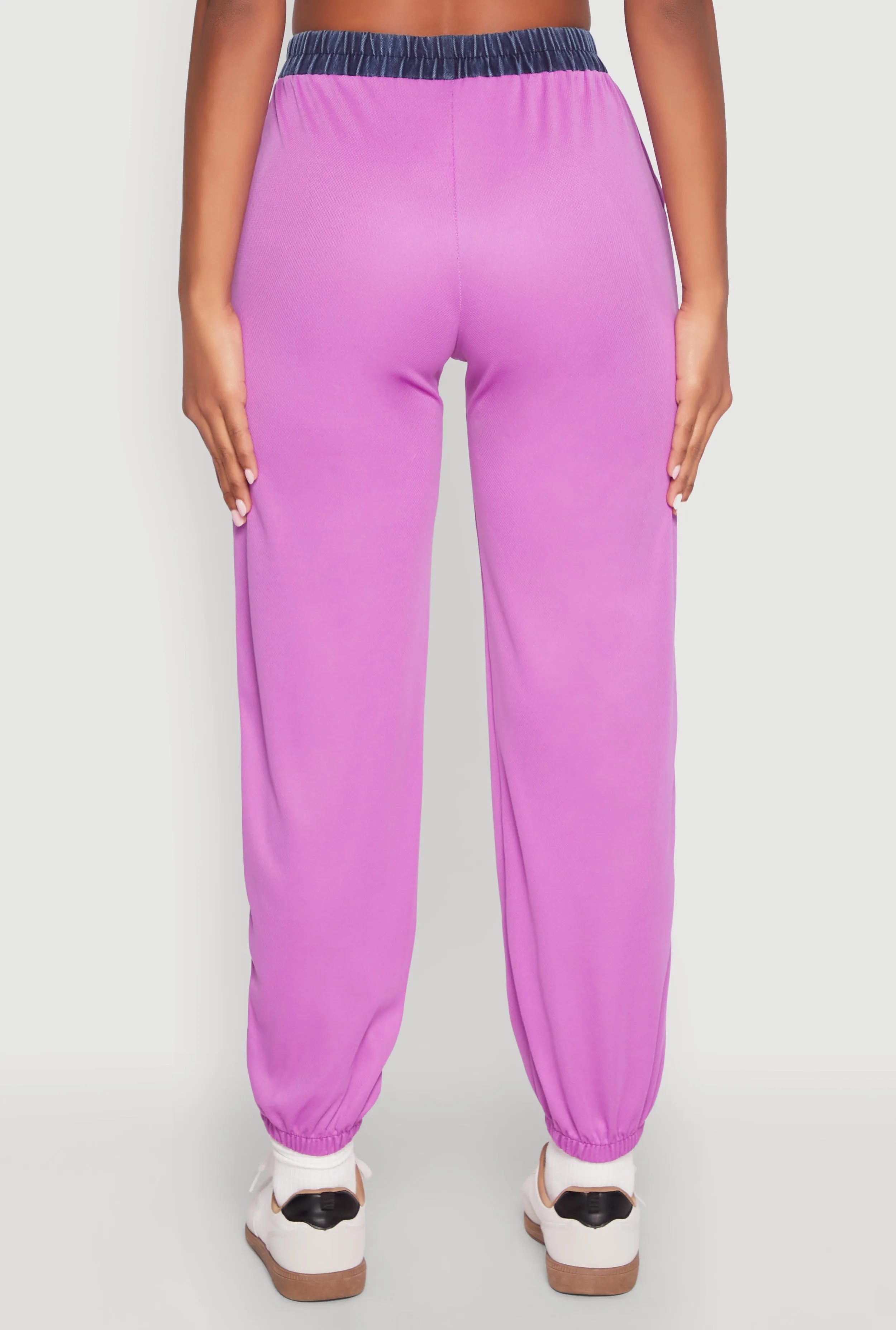 Contrast Trim High Waisted Joggers sold by Rainbow product image thumbnail 5