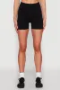 Ruched Seamless Ribbed Knit Biker Shorts sold by Rainbow