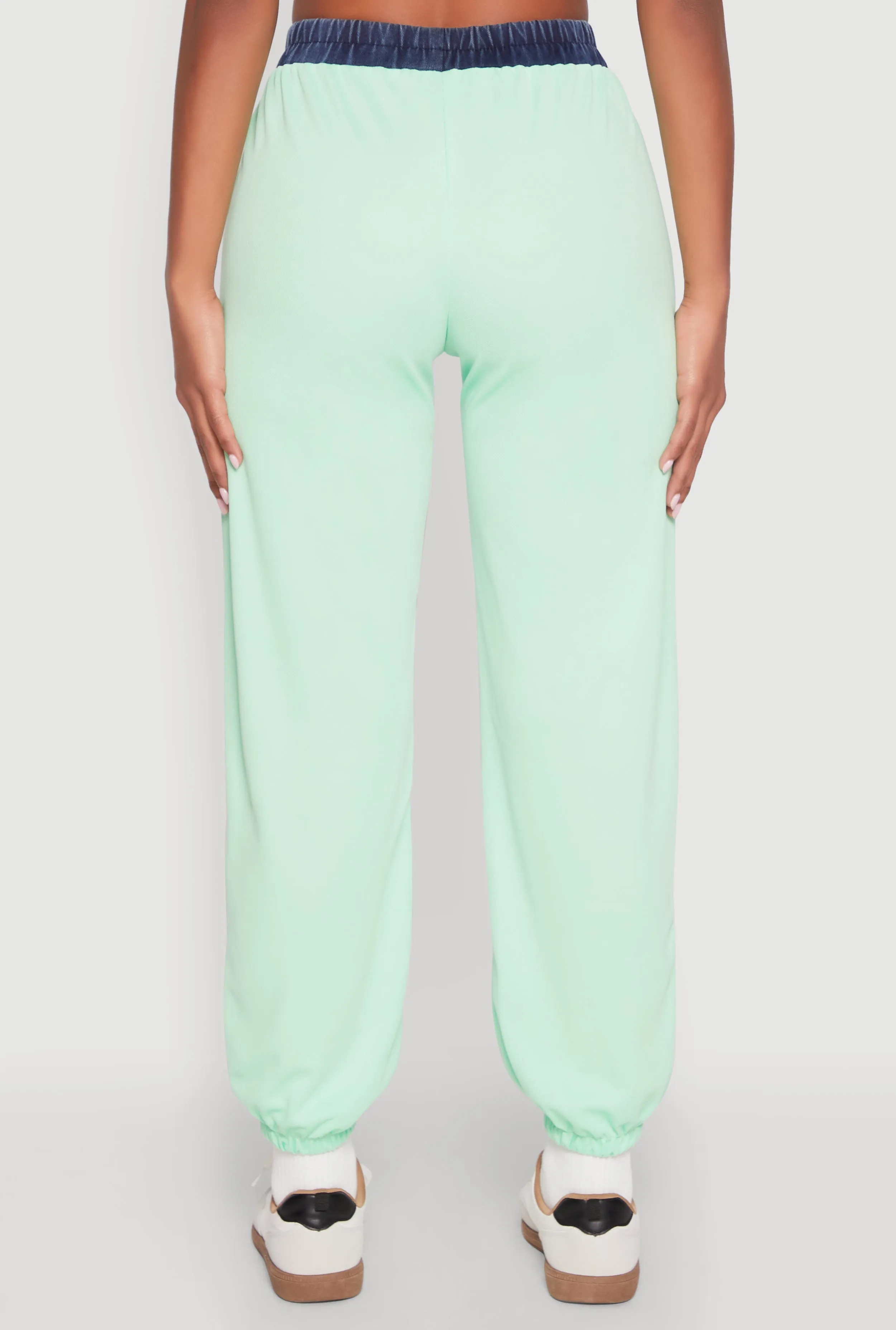 Contrast Trim High Waisted Joggers sold by Rainbow product image thumbnail 5