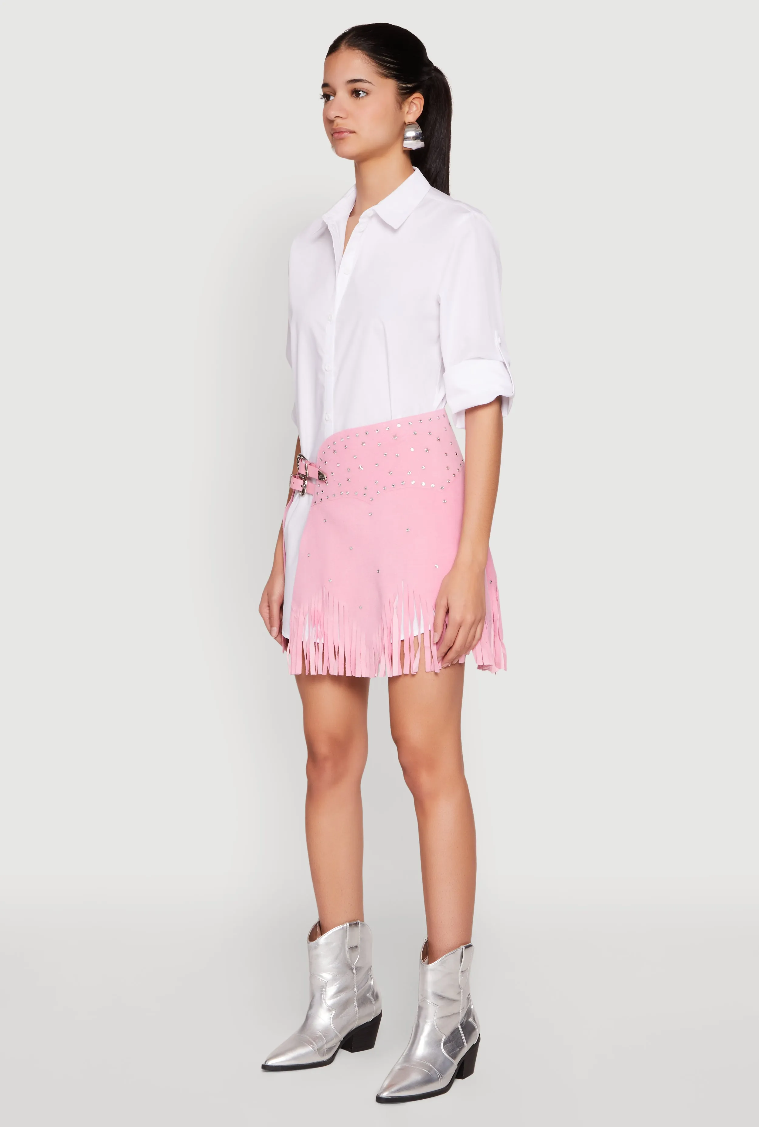 Fringe Buckle Front Skirt sold by Rainbow product image thumbnail 3