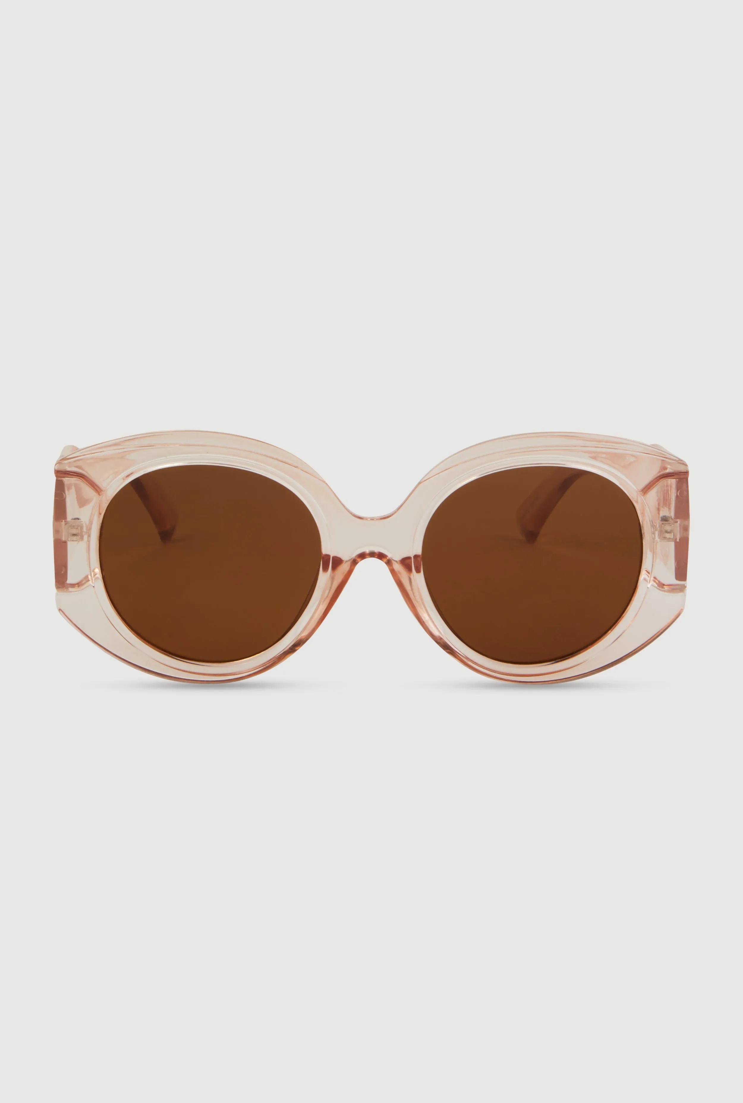 Retro Oversized Round Frame Sunglasses sold by Rainbow